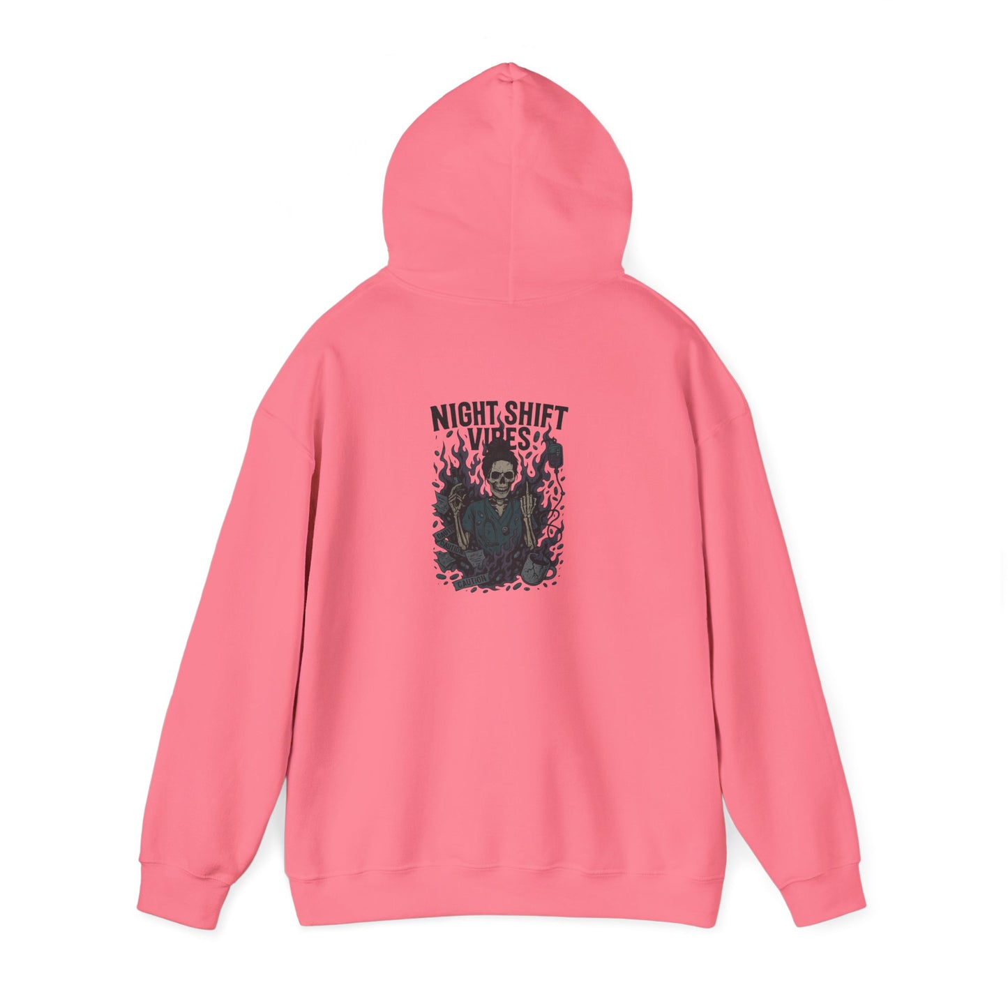 “Night Shift Vibes” – Sarcastic Nurse Hoodie