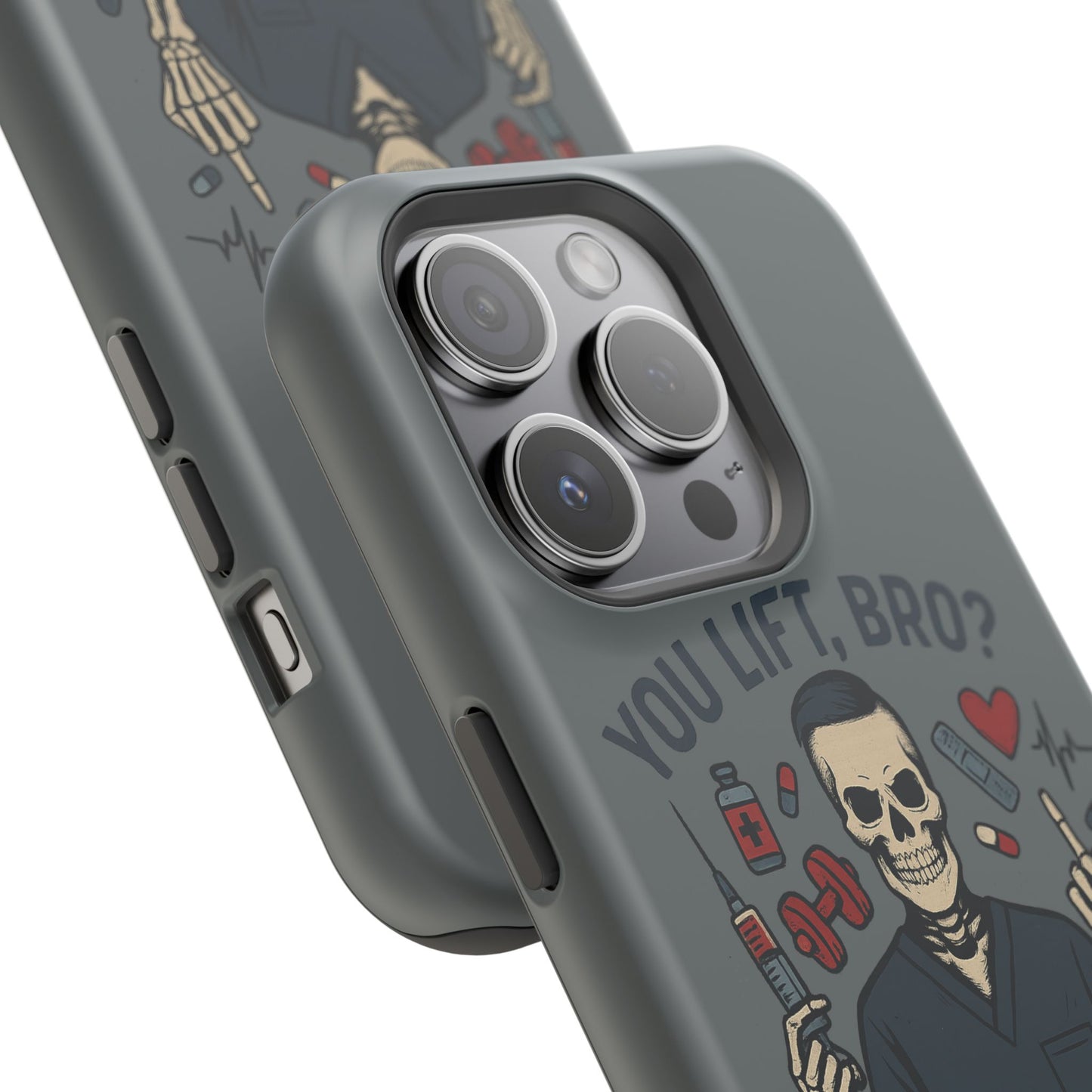 “You Lift, Bro? I Lift Patients and Trauma.” – Men’s Nurse Phone Case