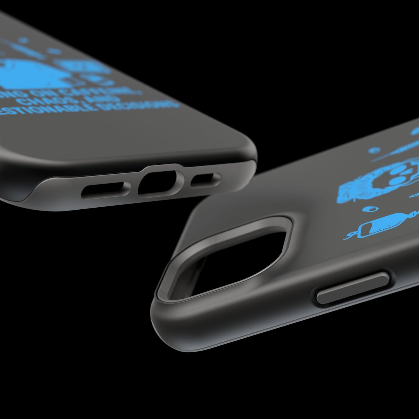 Running on Caffeine, Chaos, and Questionable Decisions” – Nurse Life Phone Case