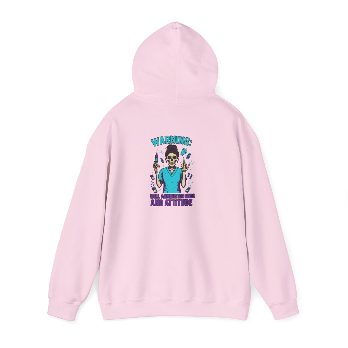 Vibrant Attitude Hoodie, Unisex Graphics Sweatshirt, Bold Statement Sweatshirt, Perfect Gift for Friends, Casual Streetwear