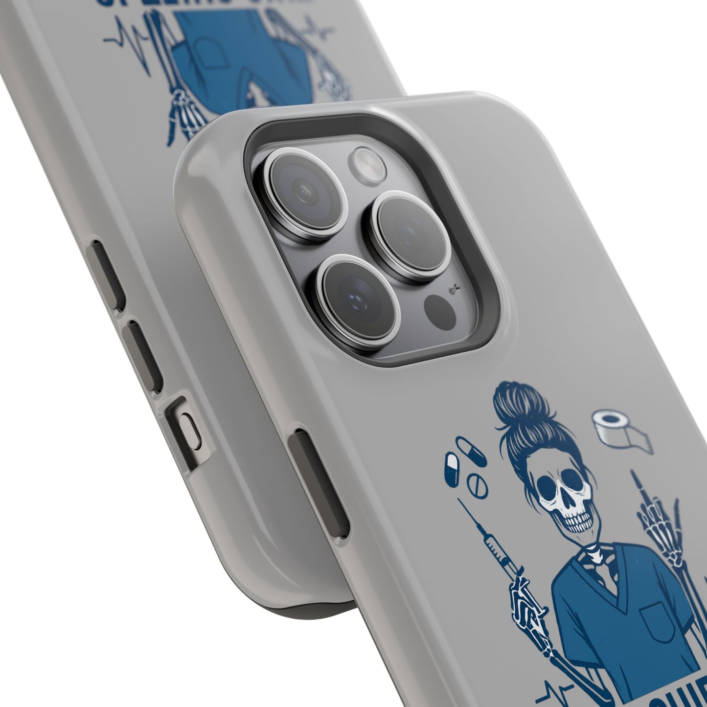 “This Shift Sponsored by Spite and Medical Tape” – Sarcastic Nurse Phone Case