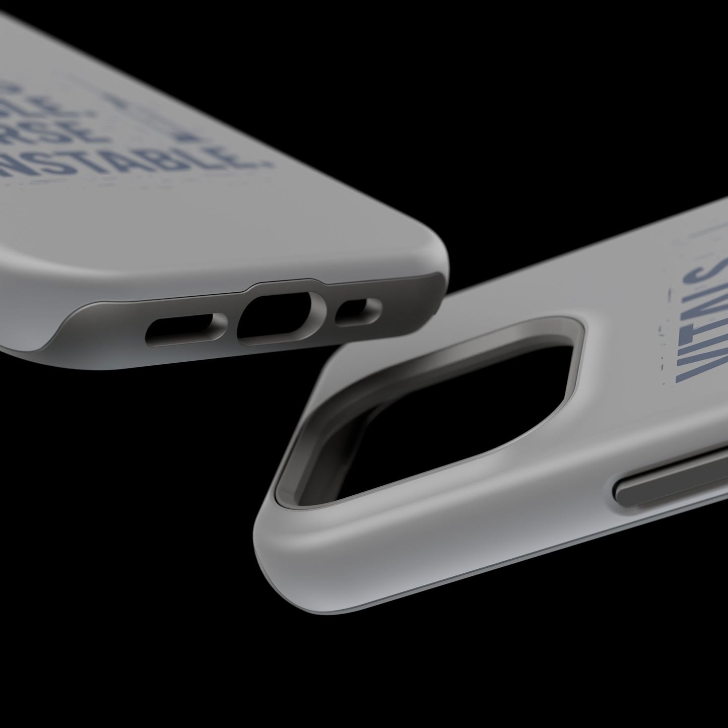 “Vitals Stable. Nurse Unstable.” – Sarcastic Nurse Phone Case