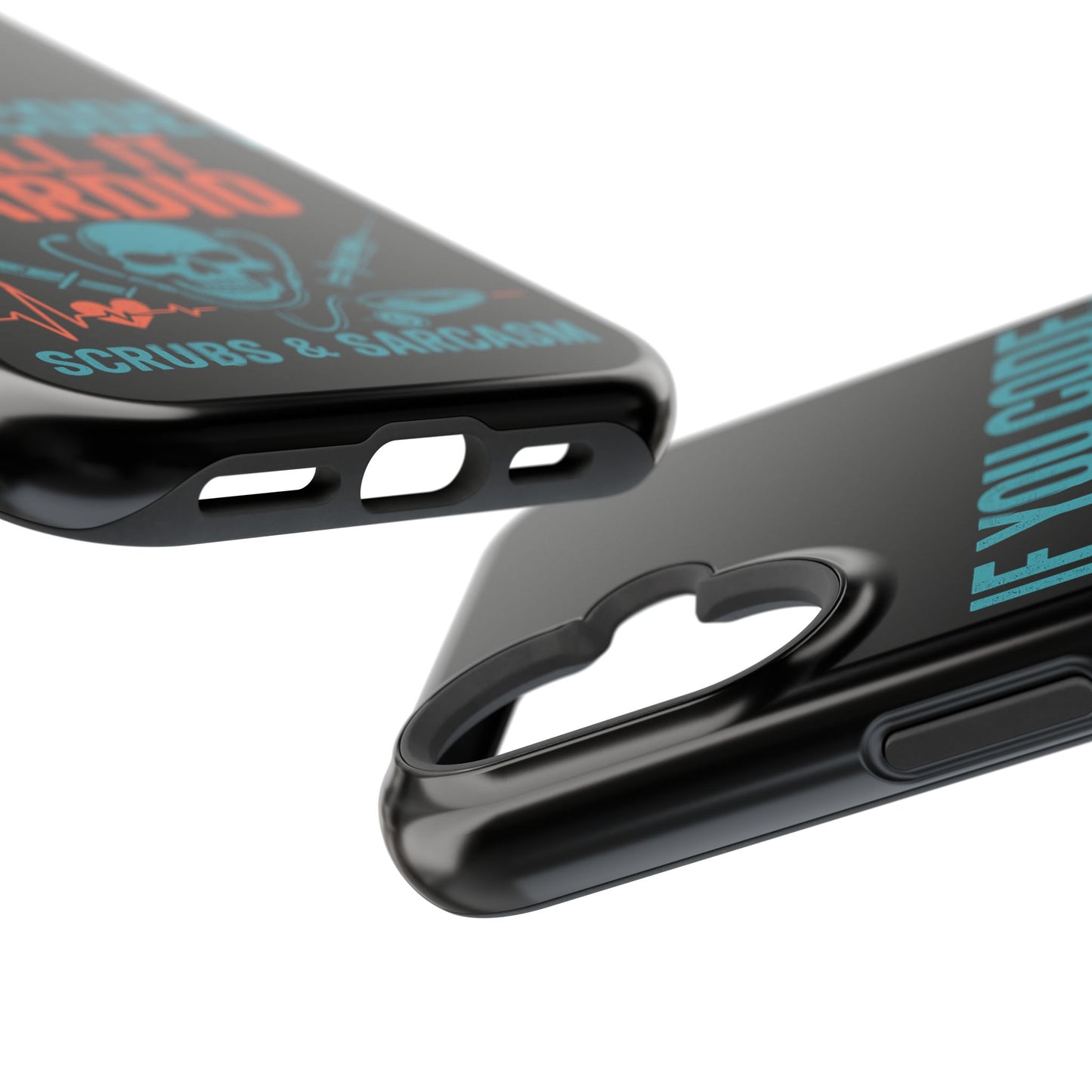 Magnetic Phone Cases for Nurses, Funny Code Humor, Cute Sarcastic Gifts, Tech Accessories, Medical Profession, Unique Design
