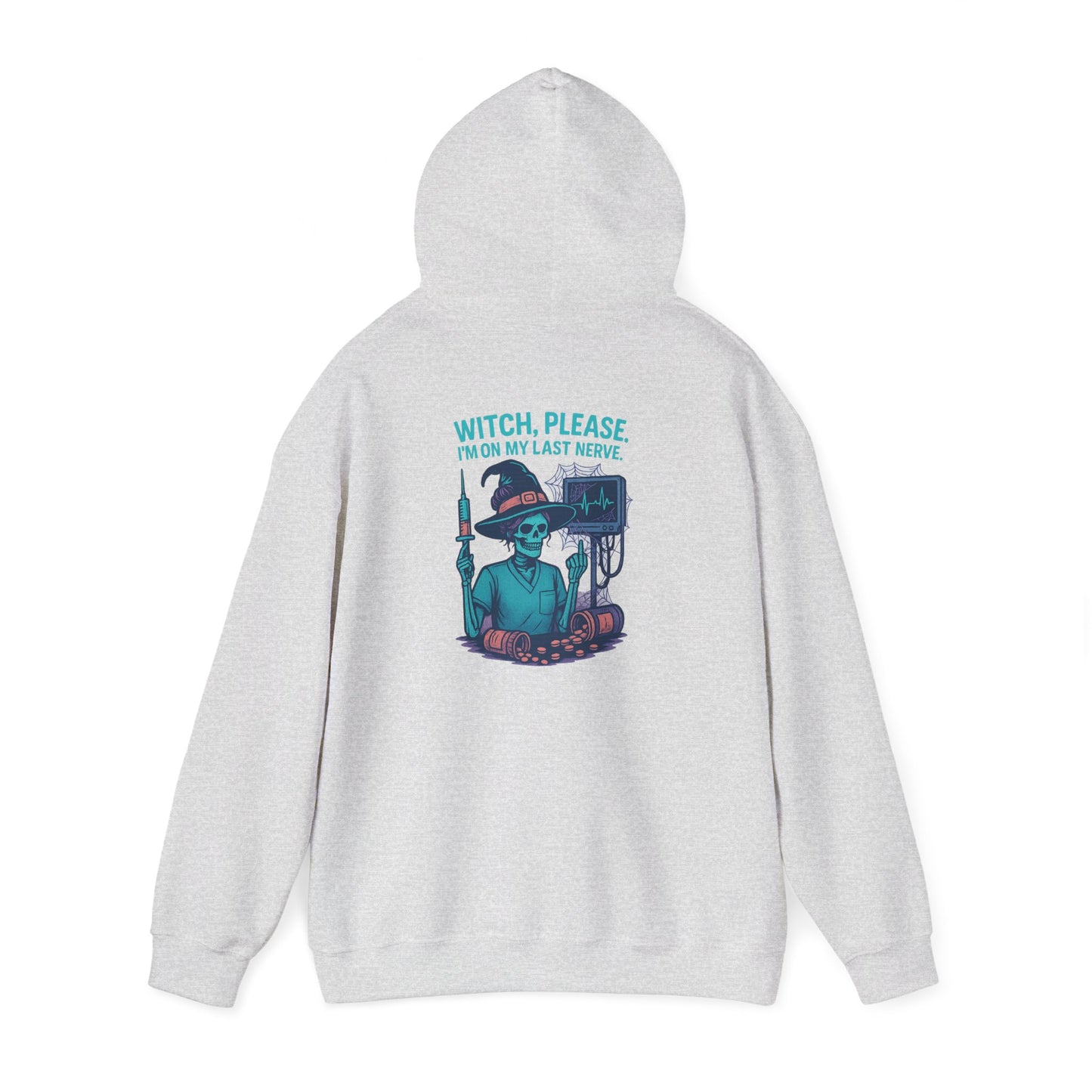 Charming Witchy Sweatshirt, Cozy Autumn Apparel, Halloween Gift for Her, Unisex Fall Hoodie, Casual Witch Theme Sweatshirt