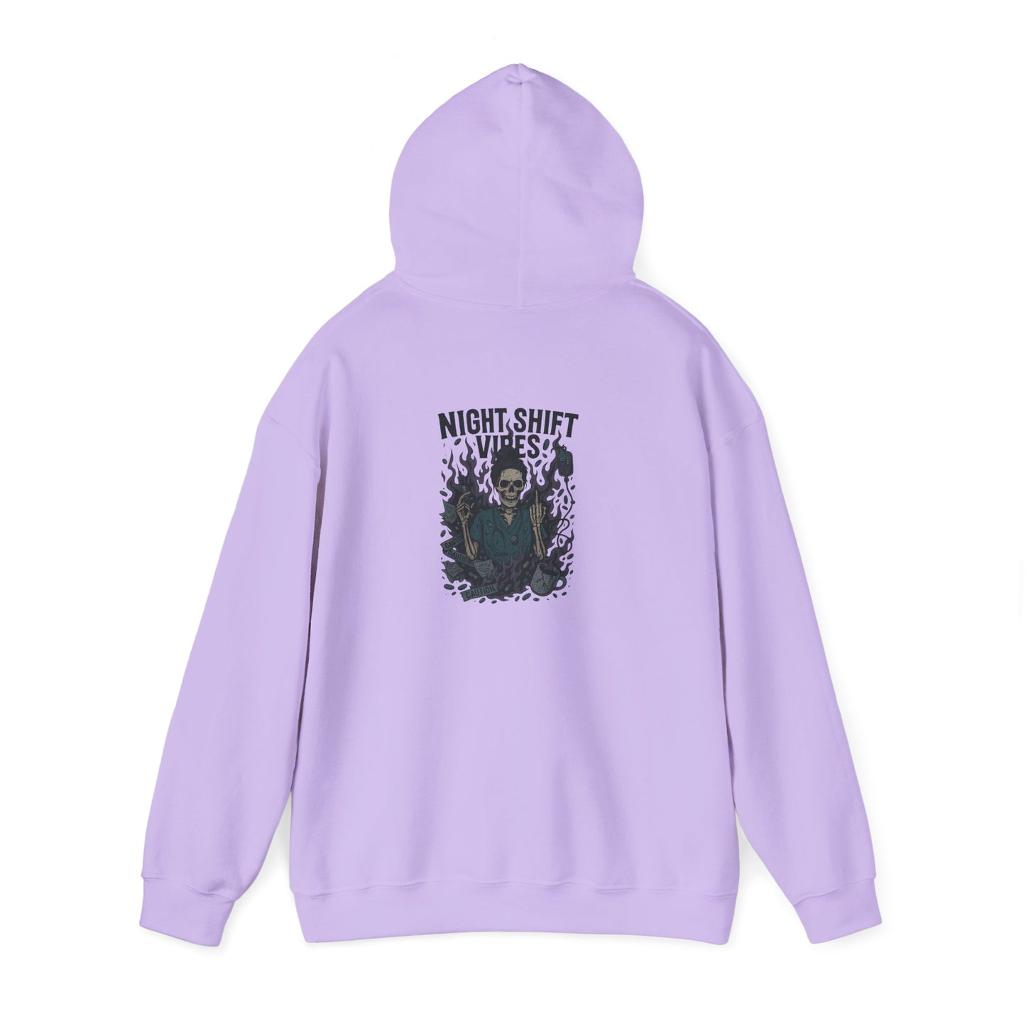 “Night Shift Vibes” – Sarcastic Nurse Hoodie
