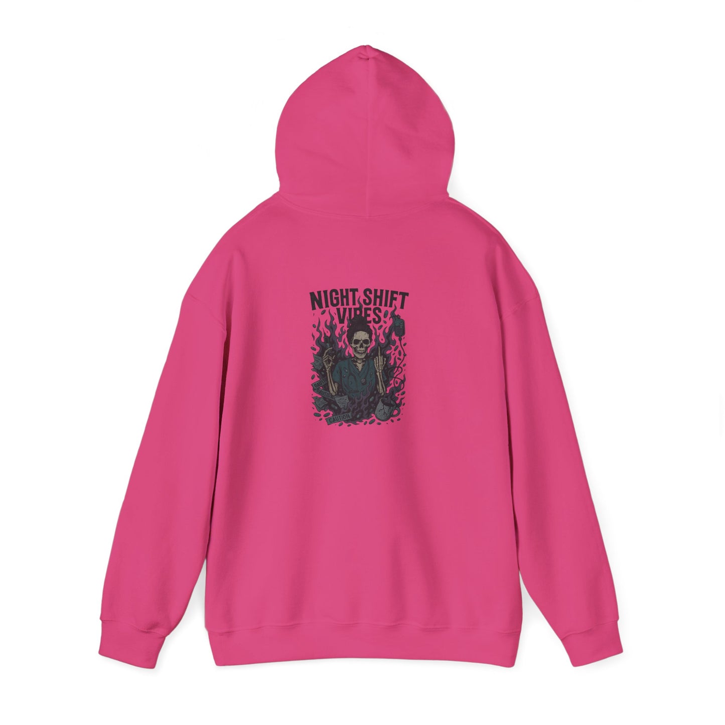 “Night Shift Vibes” – Sarcastic Nurse Hoodie