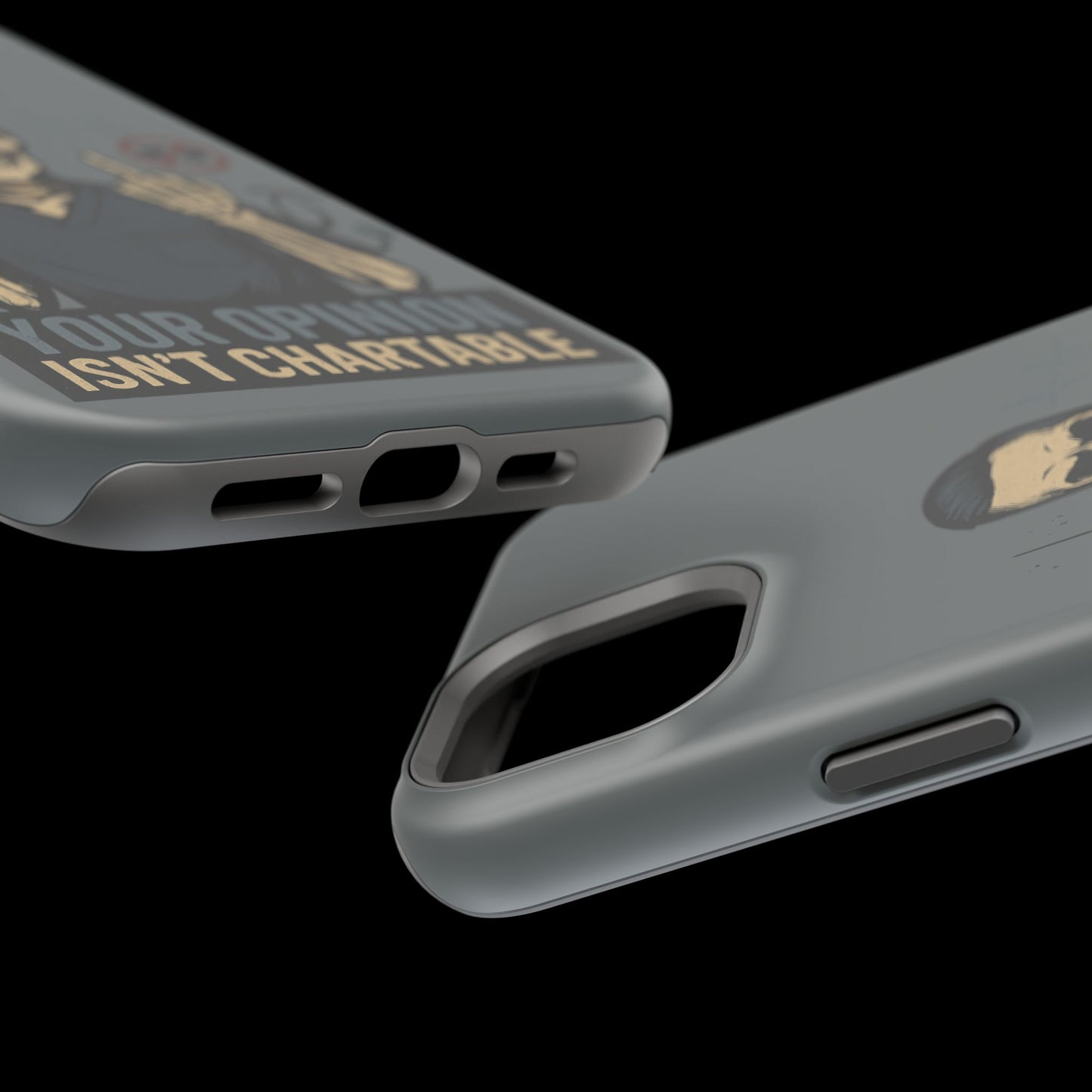 “Your Opinion Isn’t Chartable” – Nurse Phone Case for Men