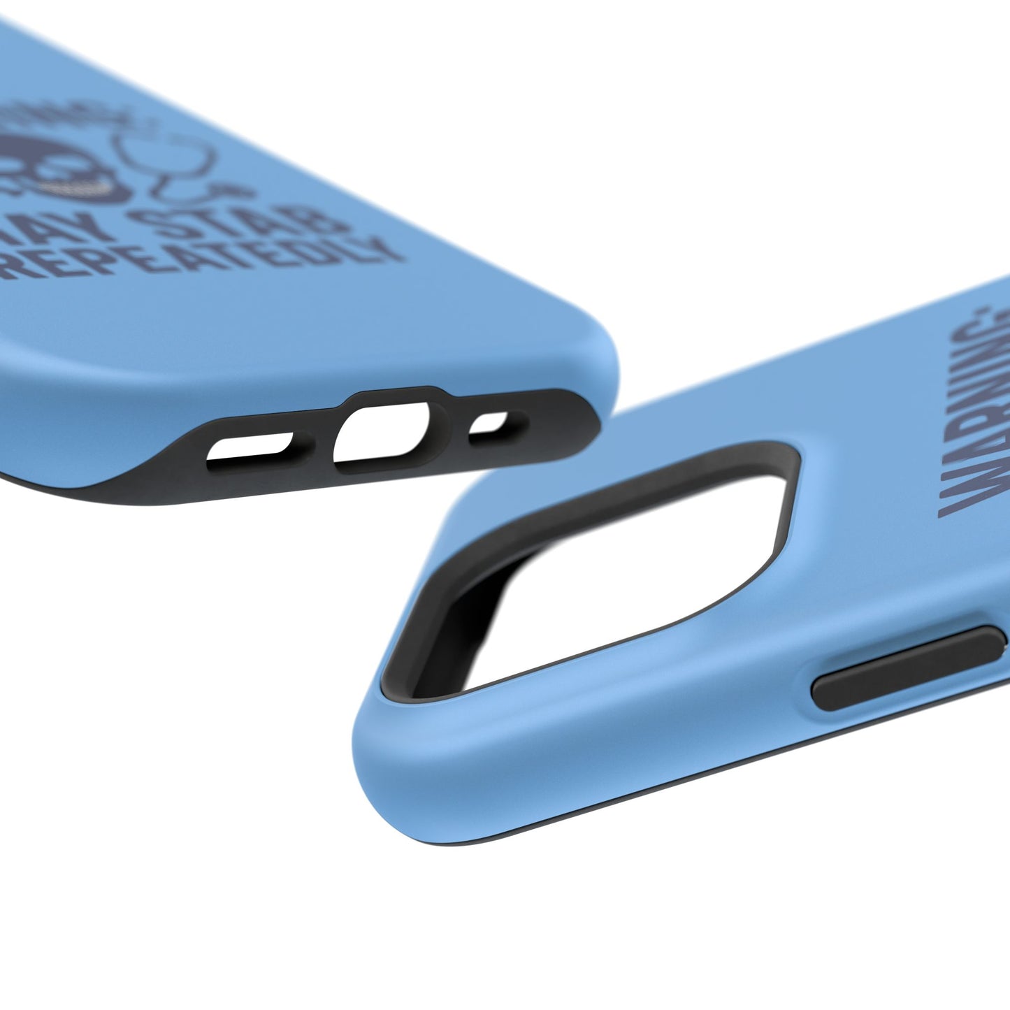 Warning May Stab Repeatedly Phone Case | Quirky Medical Humor, Gift for Healthcare Workers, Fun Phone Accessories, Doctors' Gift, Nurse Gift