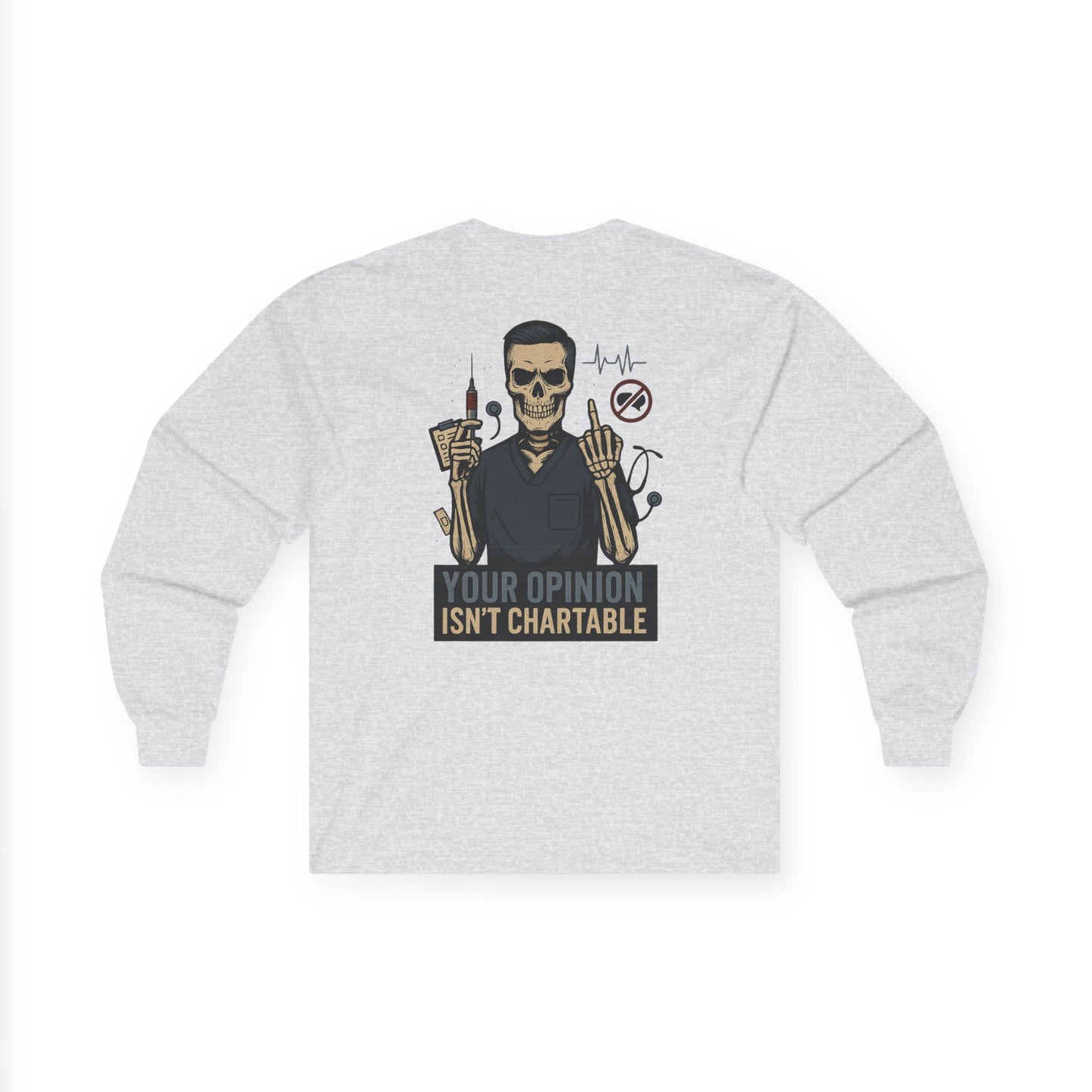 “Your Opinion Isn’t Chartable” – Men’s Long Sleeve Tee
