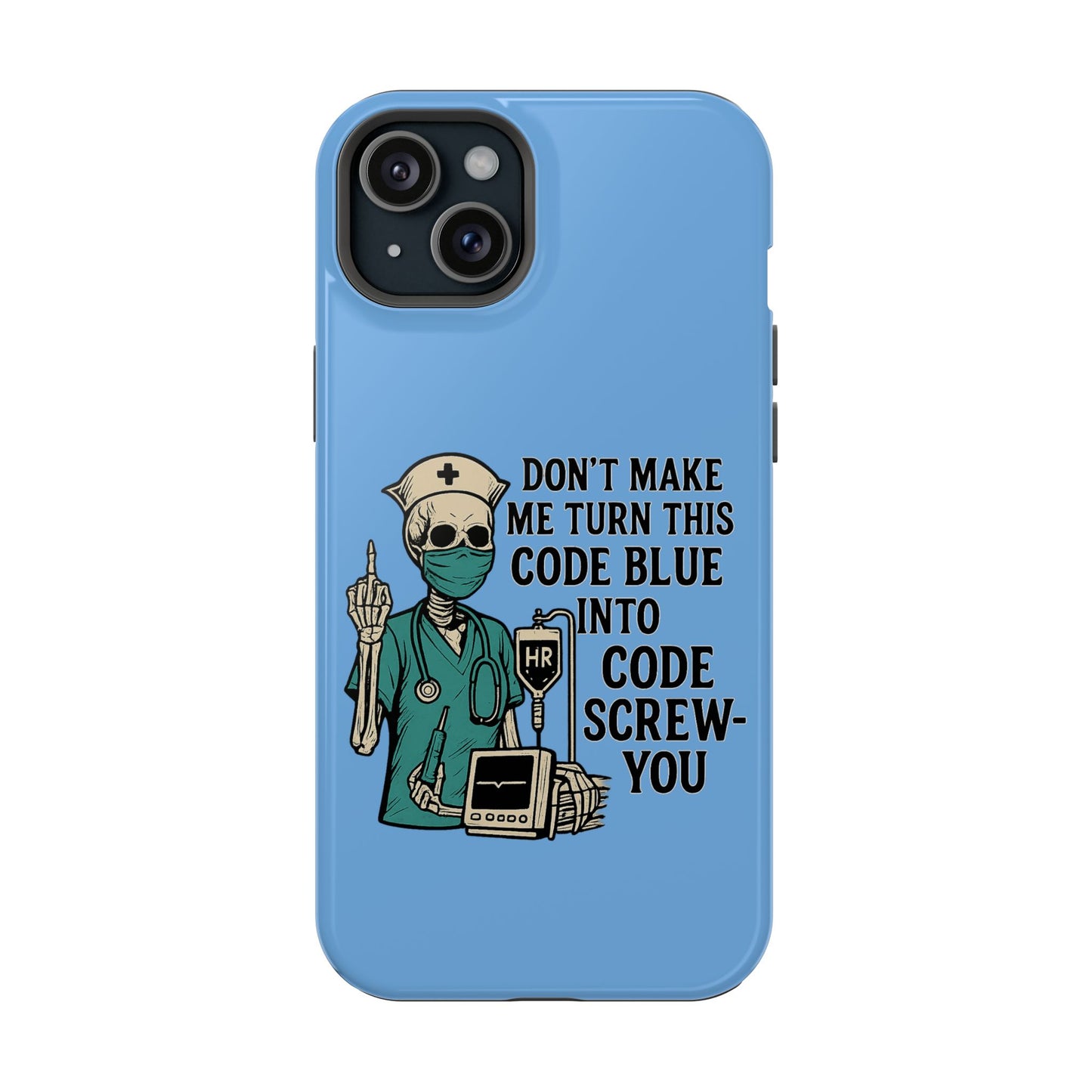 Magnetic Phone Cases with Medical Humor - Unique Gift for Nurses, Medical Professionals, Halloween, Birthday, Nursing School