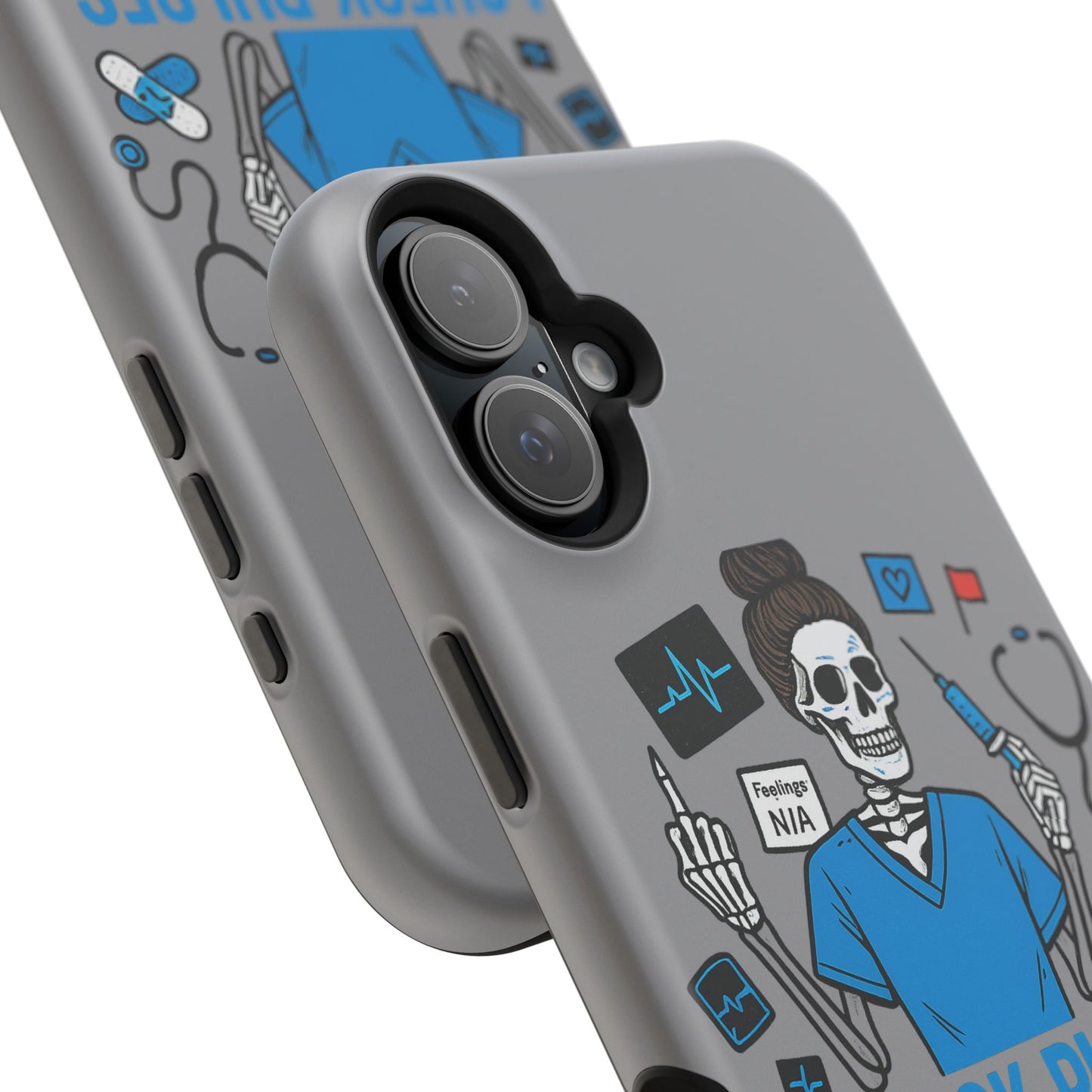 “I Check Pulses, Not Feelings” – Blunt Nurse Phone Case