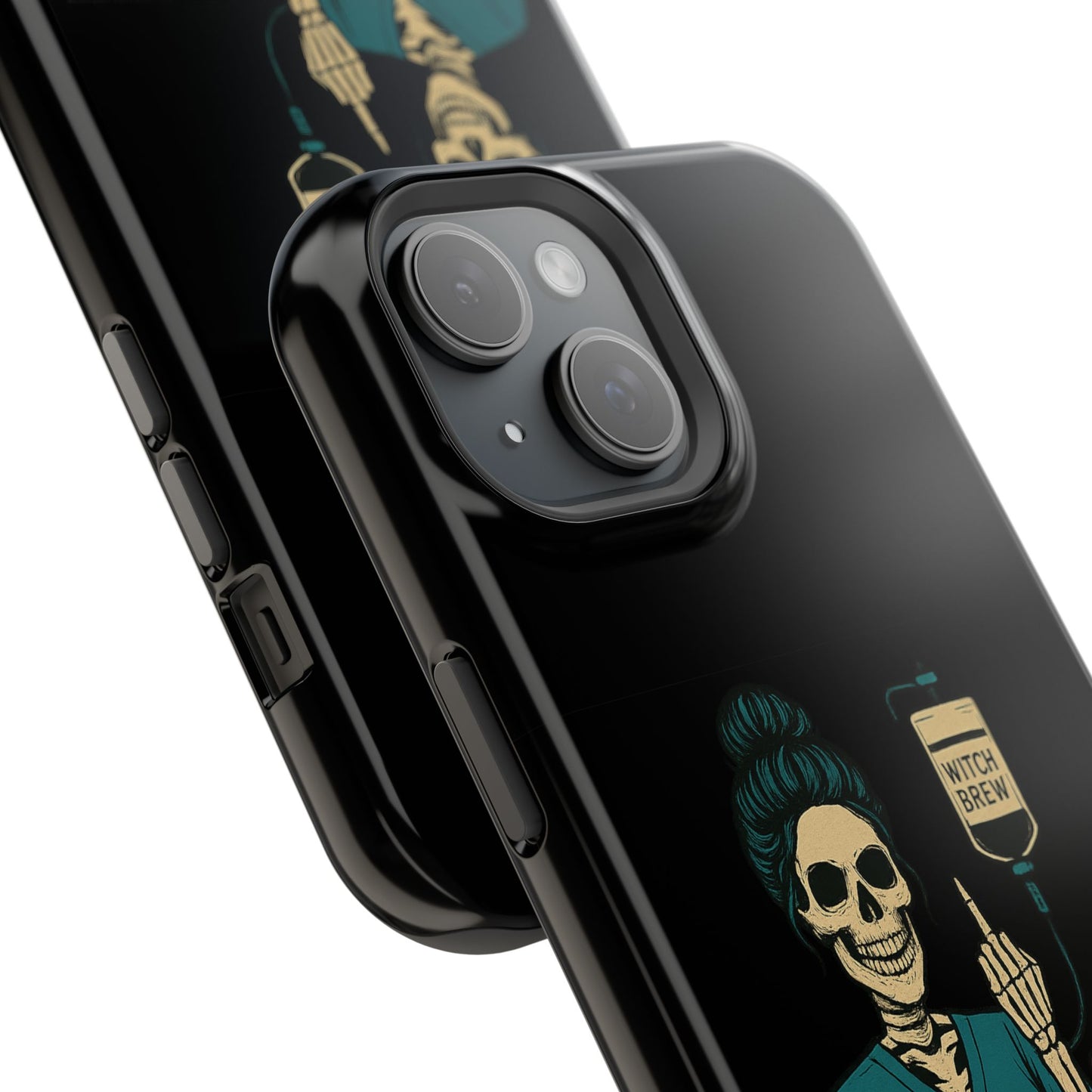 Caffeine Chaos Magnetic Phone Case, Halloween Gift, Witchy Accessories, Phone Cover, Spooky Style