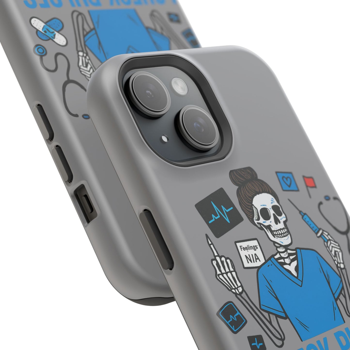“I Check Pulses, Not Feelings” – Blunt Nurse Phone Case