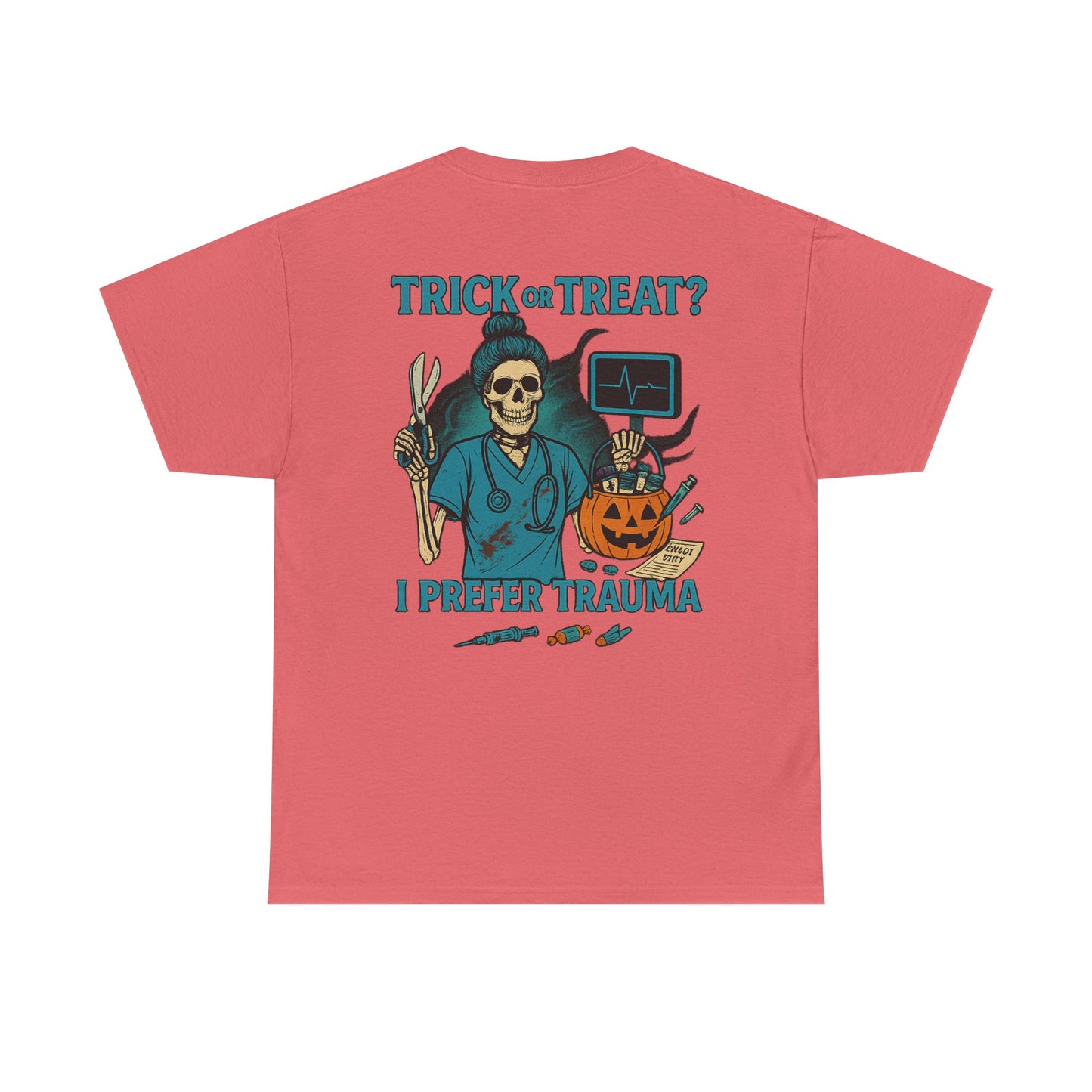 Halloween Vibe T-Shirt, Funny Unisex Tee, Spooky Gift, Trick or Treat Humor, Casual Wear for October Celebrations, Costume Party Essential