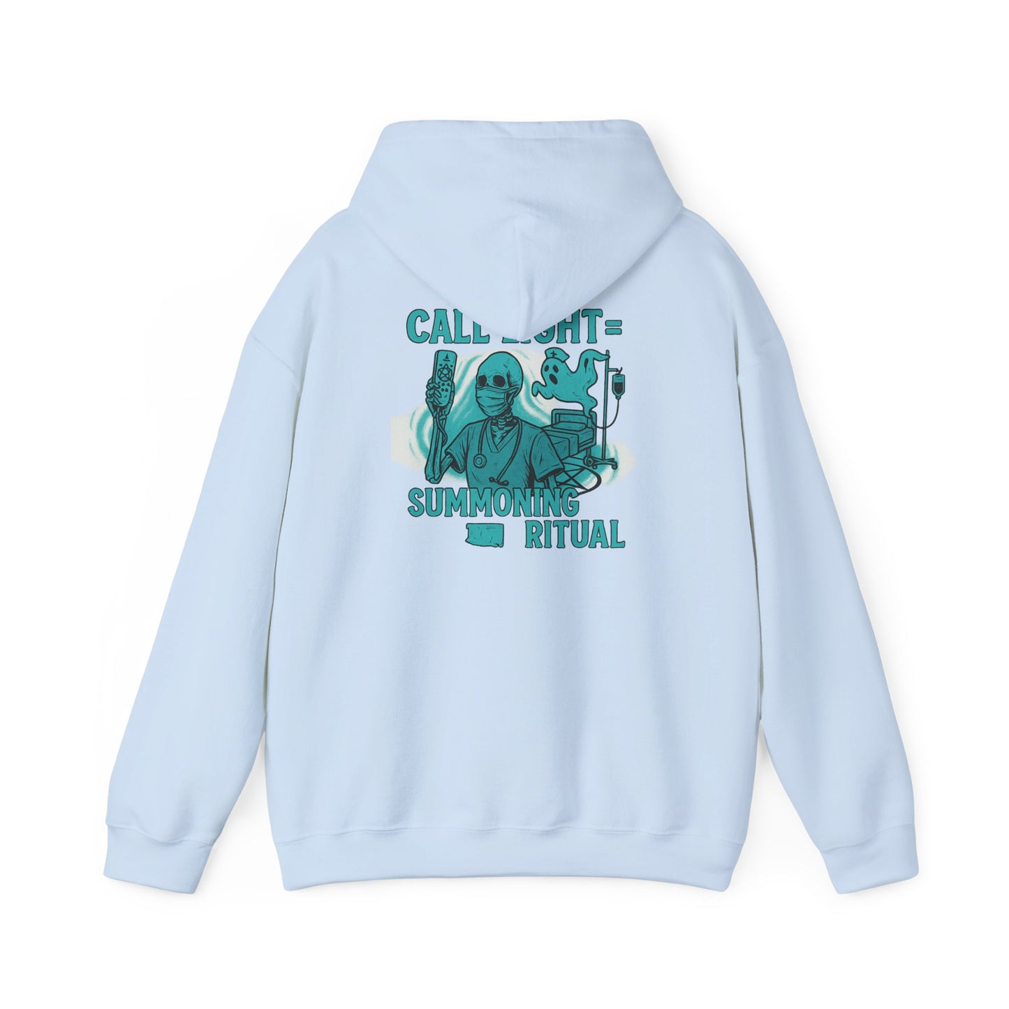 Cozy Unisex Sweatshirt with Summoning Ritual Design for Casual Wear, Gifts, Home, and Halloween