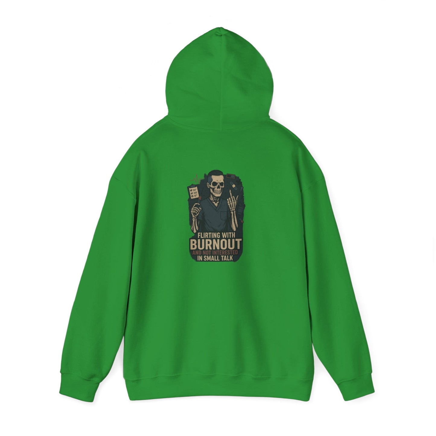 “Flirting With Burnout and Not Interested in Small Talk” – Men’s Chaos Hoodie