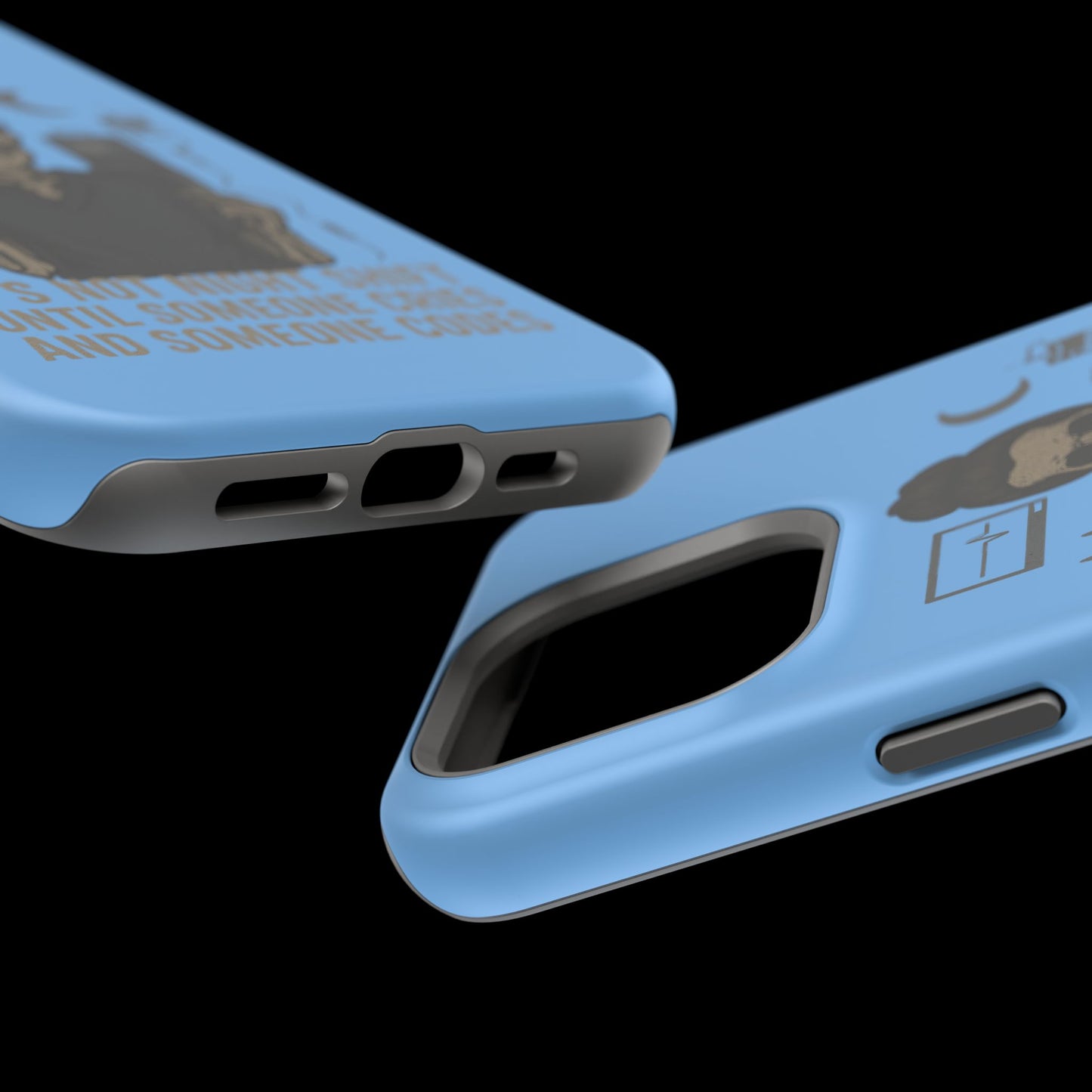 “It’s Not Night Shift Until Someone Cries and Someone Codes” – Nurse Chaos Phone Case