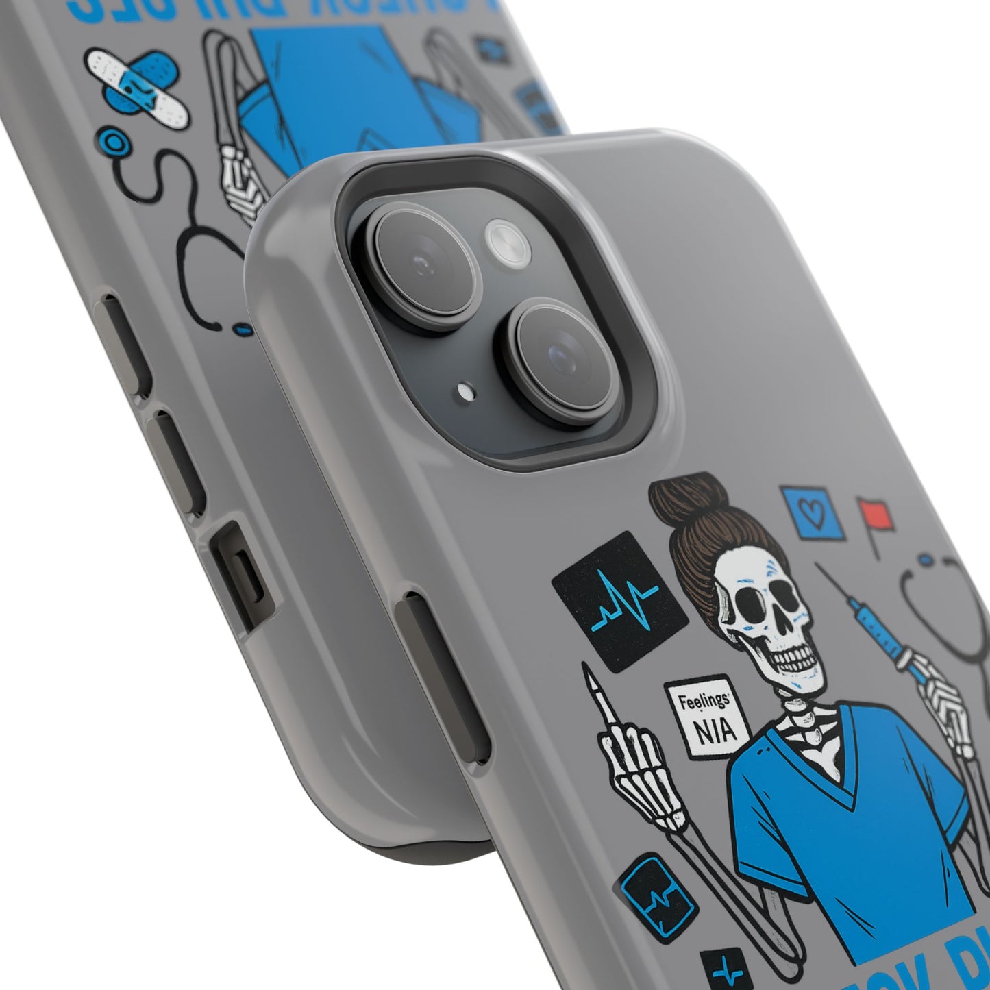 “I Check Pulses, Not Feelings” – Blunt Nurse Phone Case