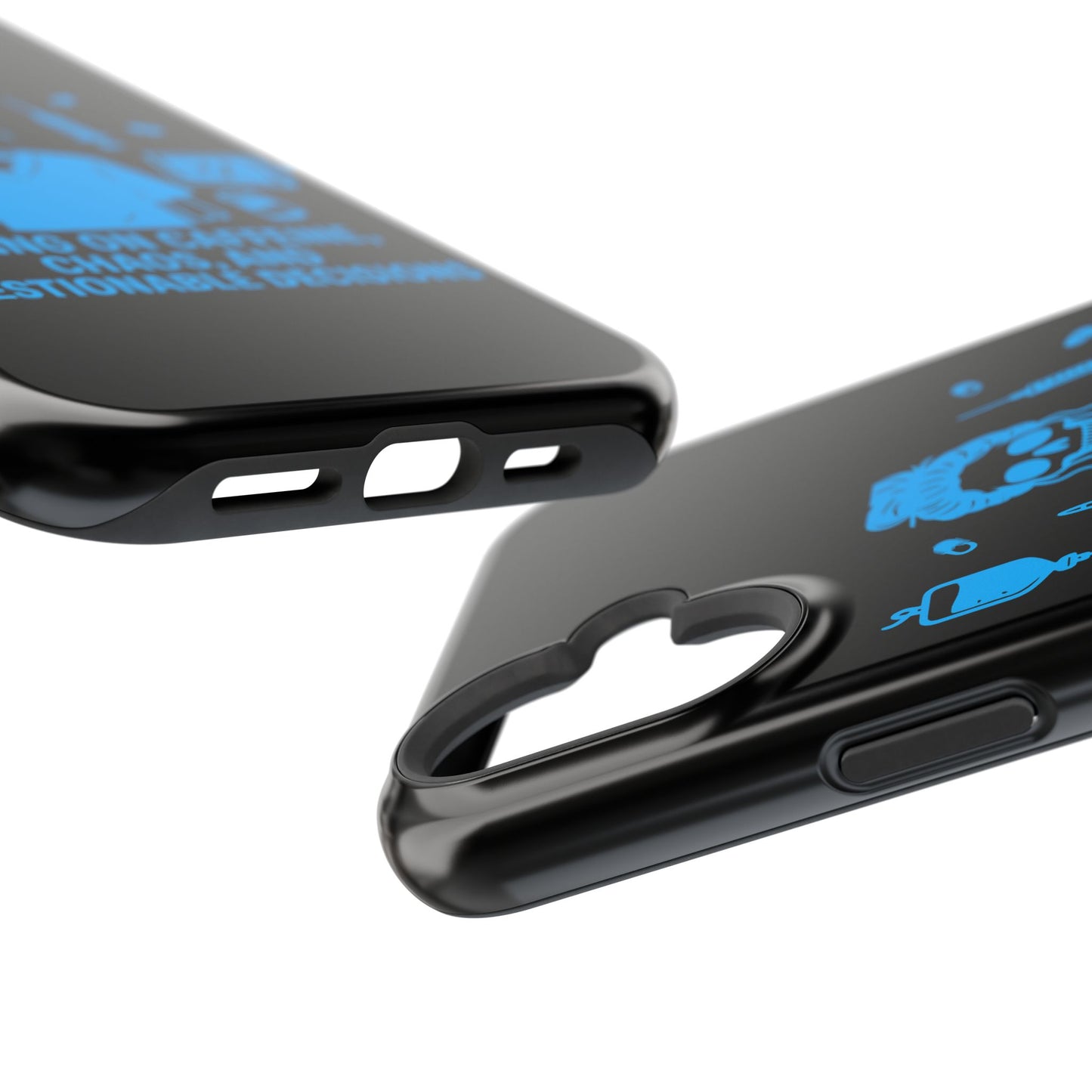 Running on Caffeine, Chaos, and Questionable Decisions” – Nurse Life Phone Case
