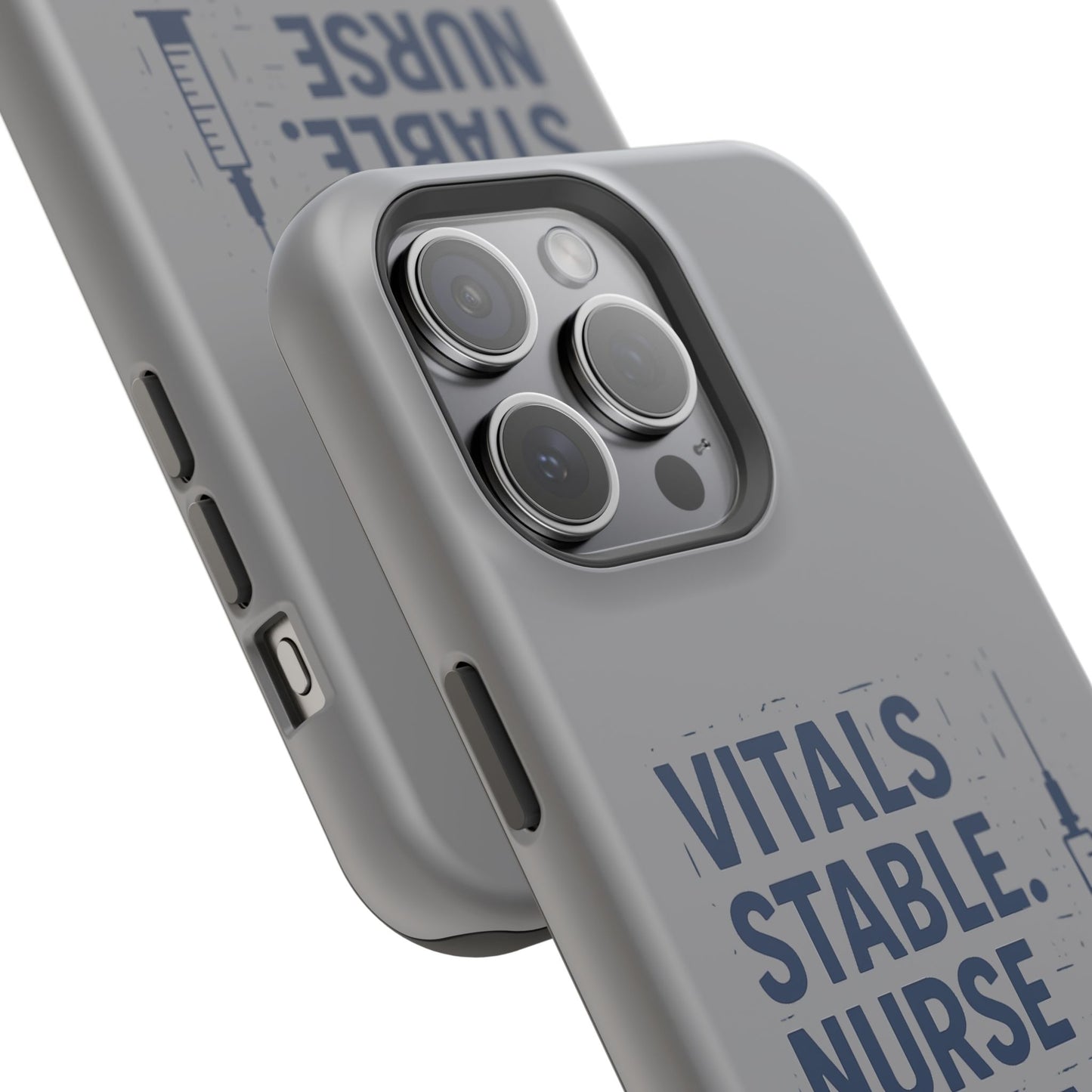“Vitals Stable. Nurse Unstable.” – Sarcastic Nurse Phone Case