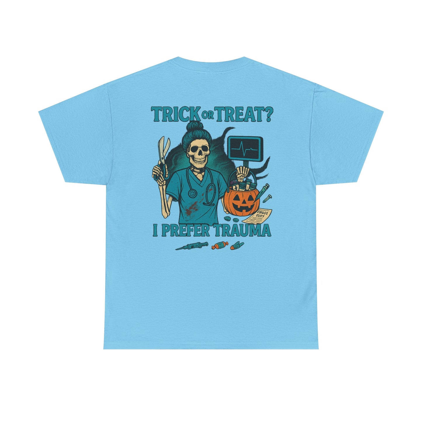 Halloween Vibe T-Shirt, Funny Unisex Tee, Spooky Gift, Trick or Treat Humor, Casual Wear for October Celebrations, Costume Party Essential