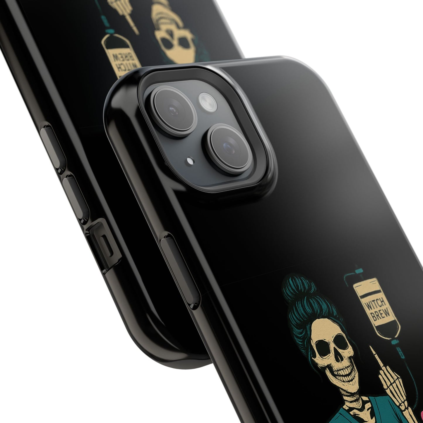 Caffeine Chaos Magnetic Phone Case, Halloween Gift, Witchy Accessories, Phone Cover, Spooky Style