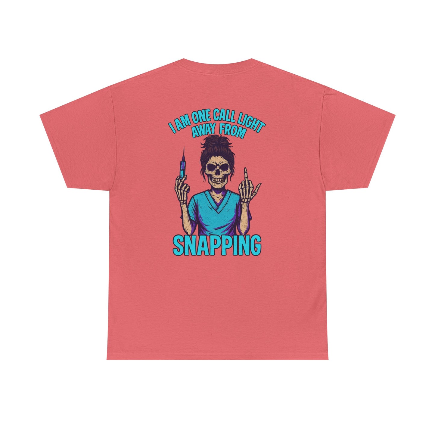 Skeleton Nurse Tee, Fun Graphic Tee, Unisex Cotton T-Shirt, Halloween Costume Shirt, Nurse Appreciation Gift, Medical Humor Outfit