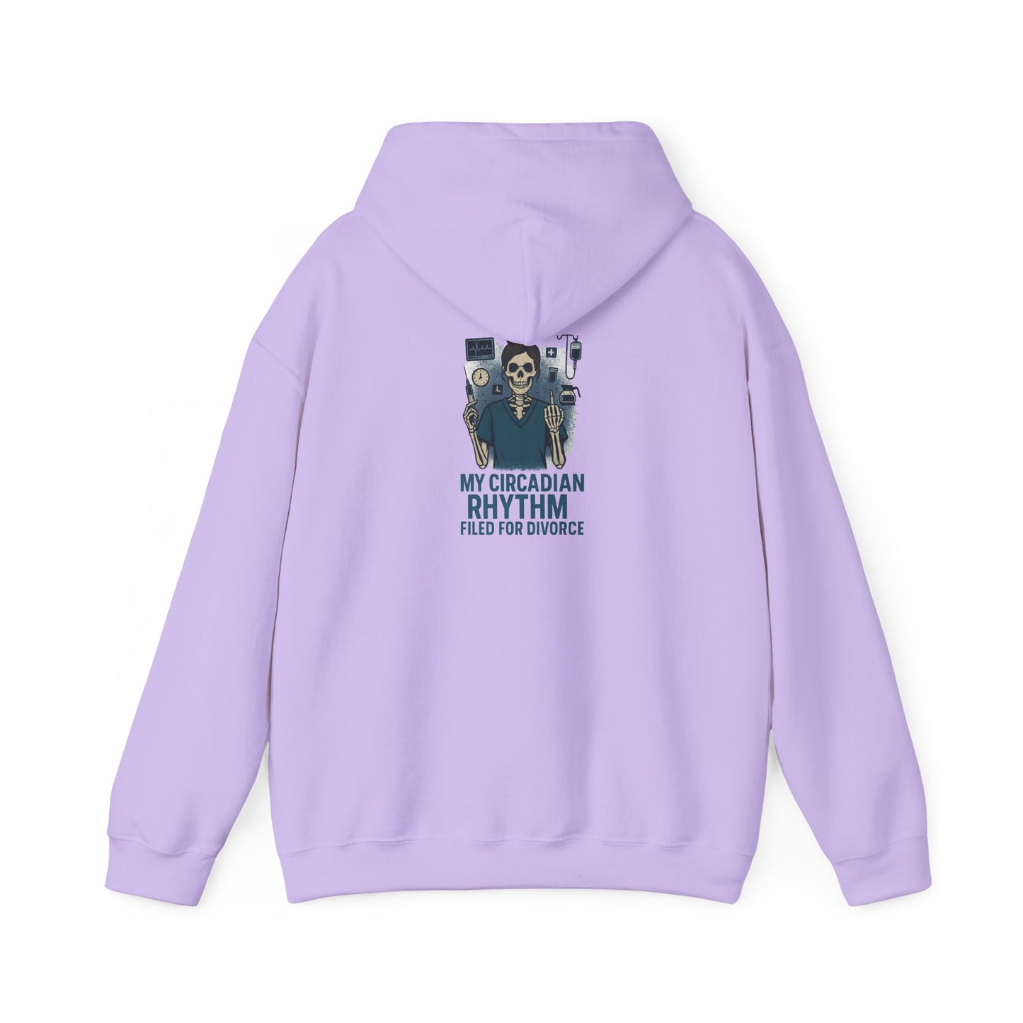 “My Circadian Rhythm Filed for Divorce” – Funny Night Shift Hoodie