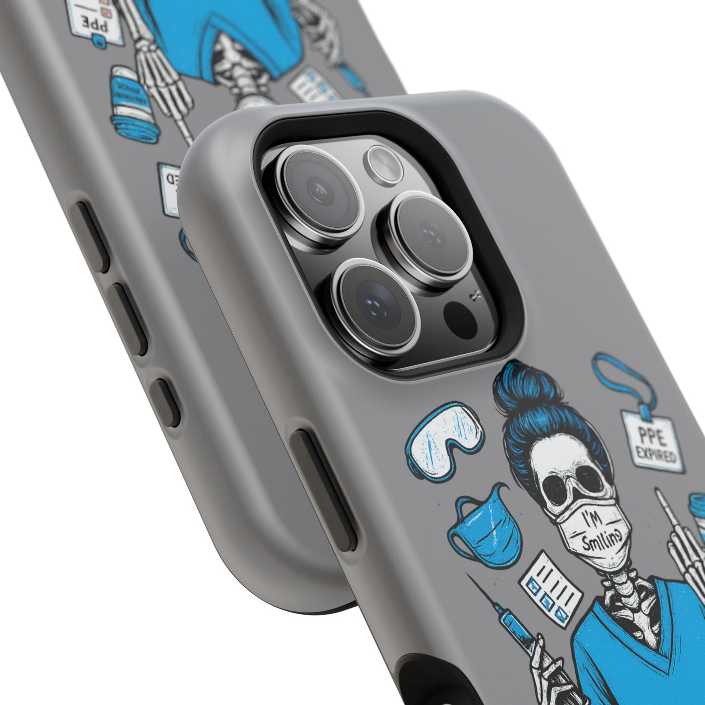 “This Face? It’s 100% PPE and 0% Patience.” – Chaos Nurse Phone Case