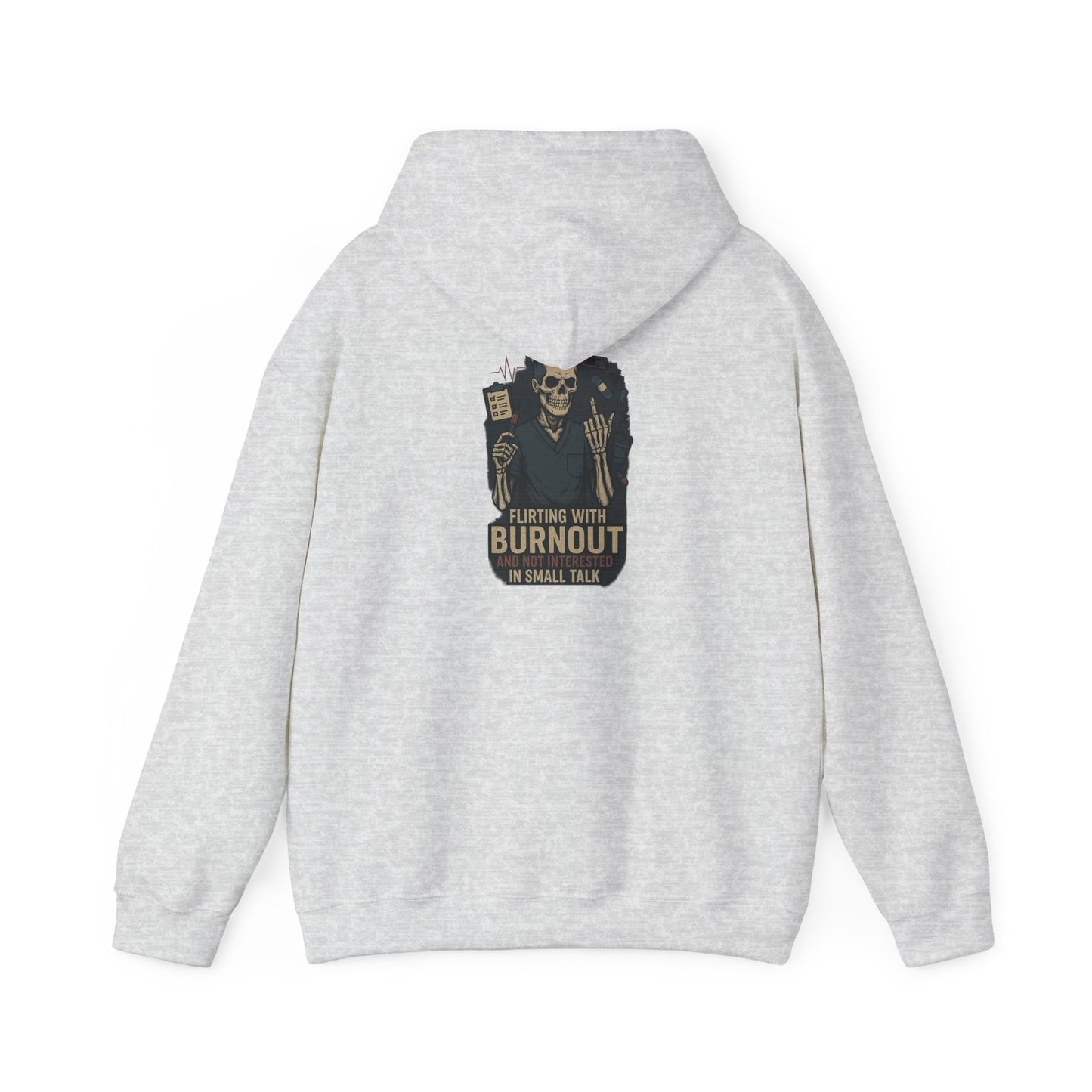 “Flirting With Burnout and Not Interested in Small Talk” – Men’s Chaos Hoodie