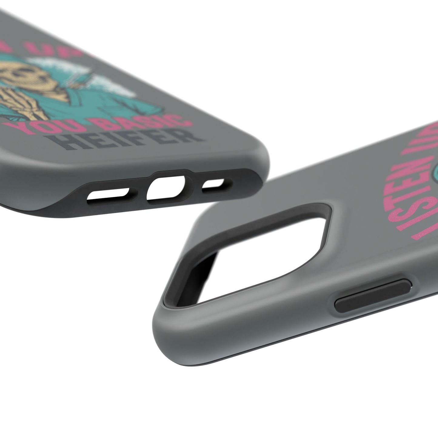 Edgy Nurse Phone Case, Gift for Healthcare Workers, Skull Design Case, Halloween Accessories, Trendy Tough Cases