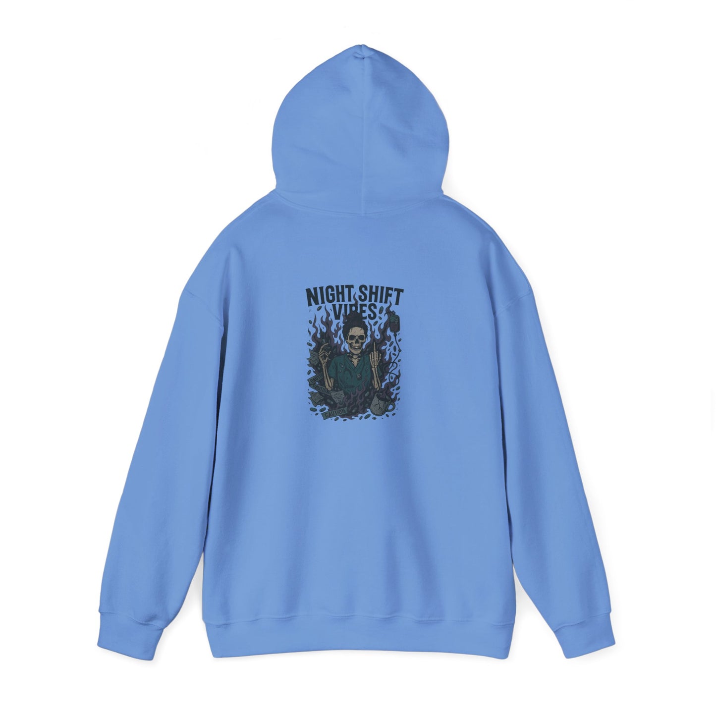 “Night Shift Vibes” – Sarcastic Nurse Hoodie