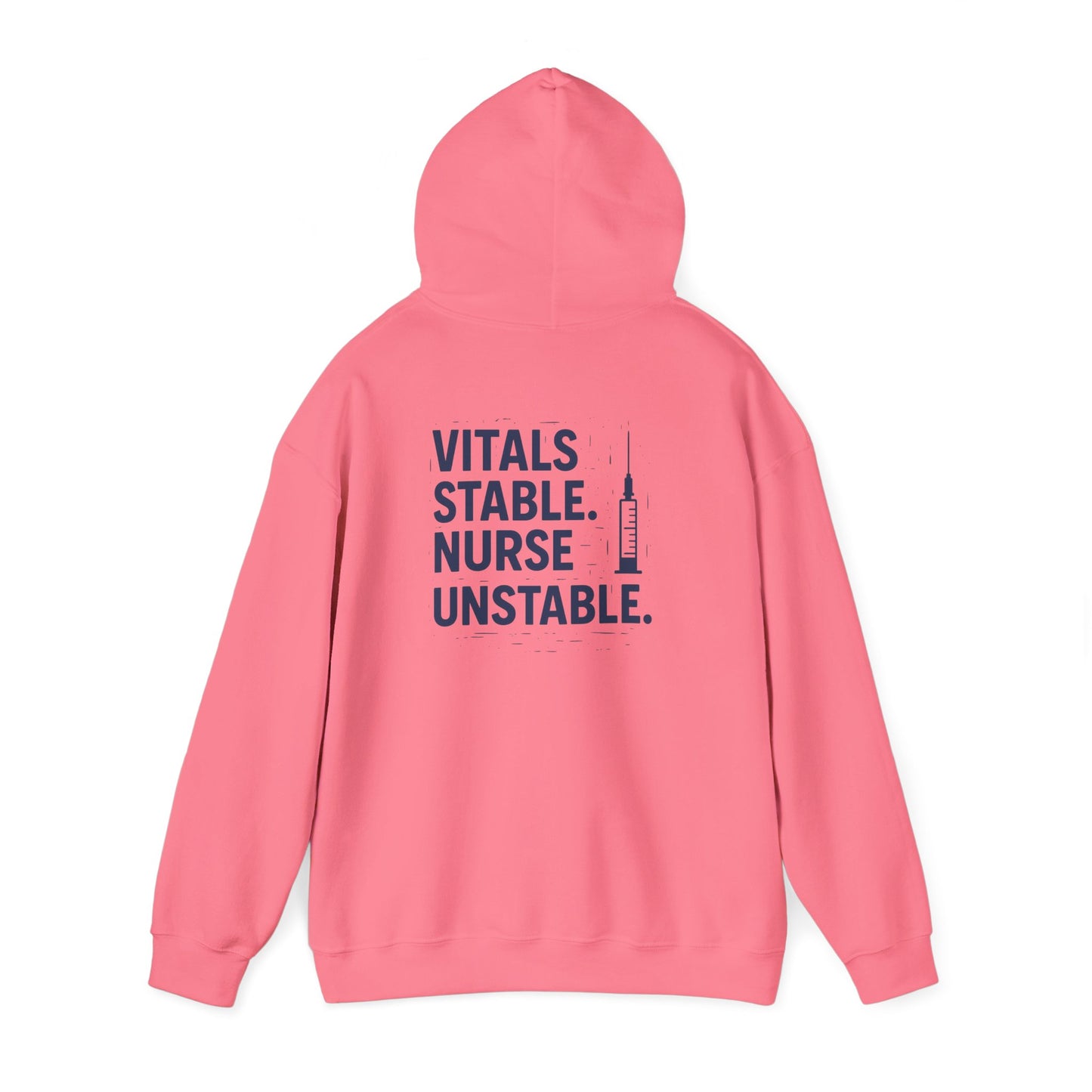 “Vitals Stable. Nurse Unstable.” – Chaotic Nurse Hoodie