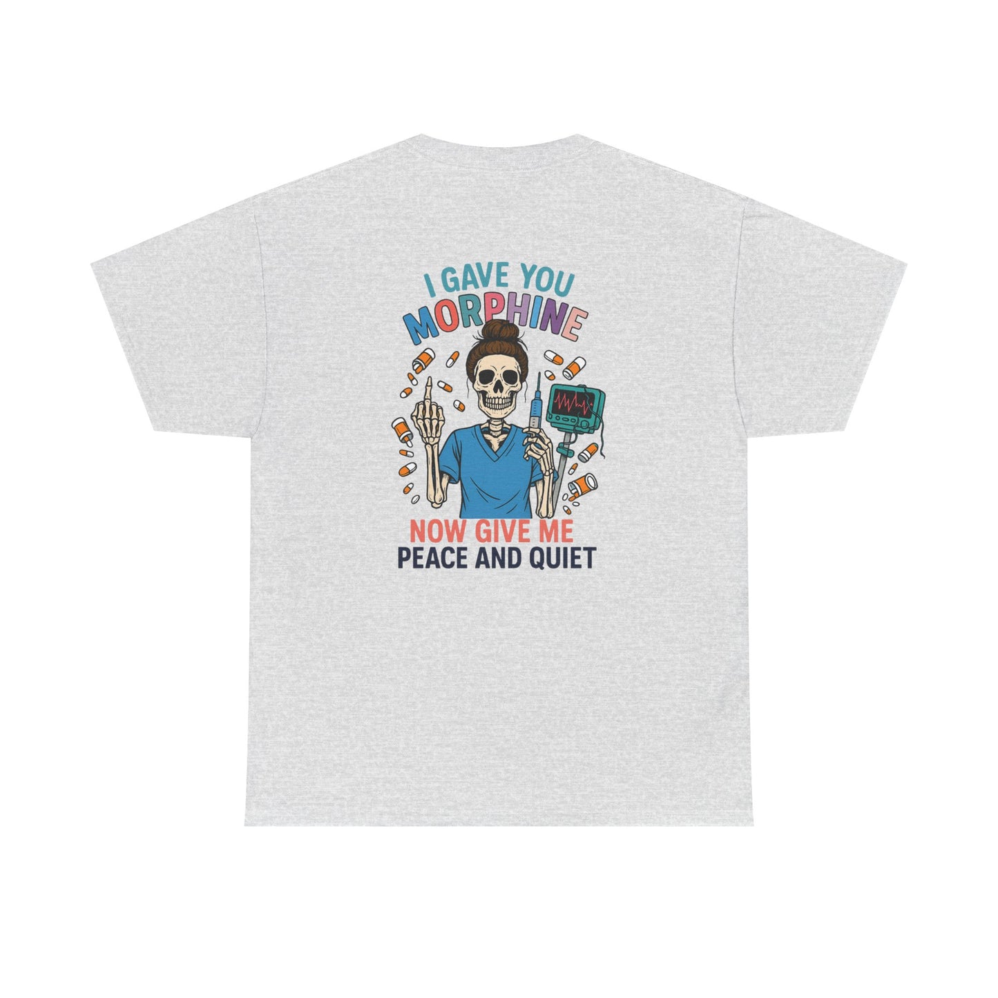 Skull Graphic Tee, Funny T-Shirt for Halloween, Unisex Cotton Shirt, Gift for Med Students, Unique Casual Wear