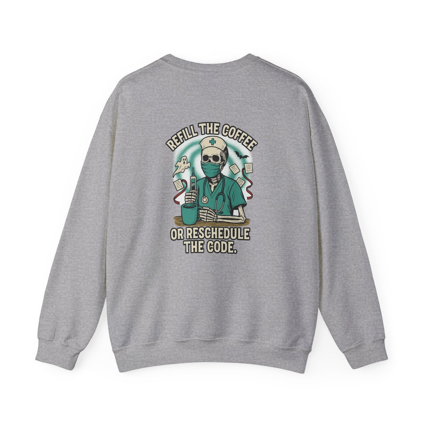 Copy of Coffee Lover's Crewneck Sweatshirt, Unisex Sweatshirt, Gift for Programmers, Reschedule the Code, Unique Coffee Sweatshirt, Cozy Casual Wear