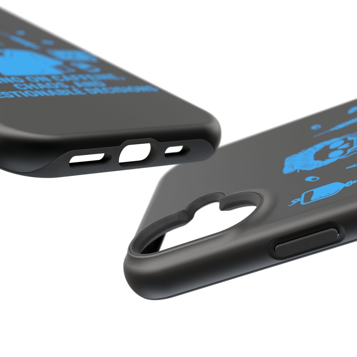 Running on Caffeine, Chaos, and Questionable Decisions” – Nurse Life Phone Case