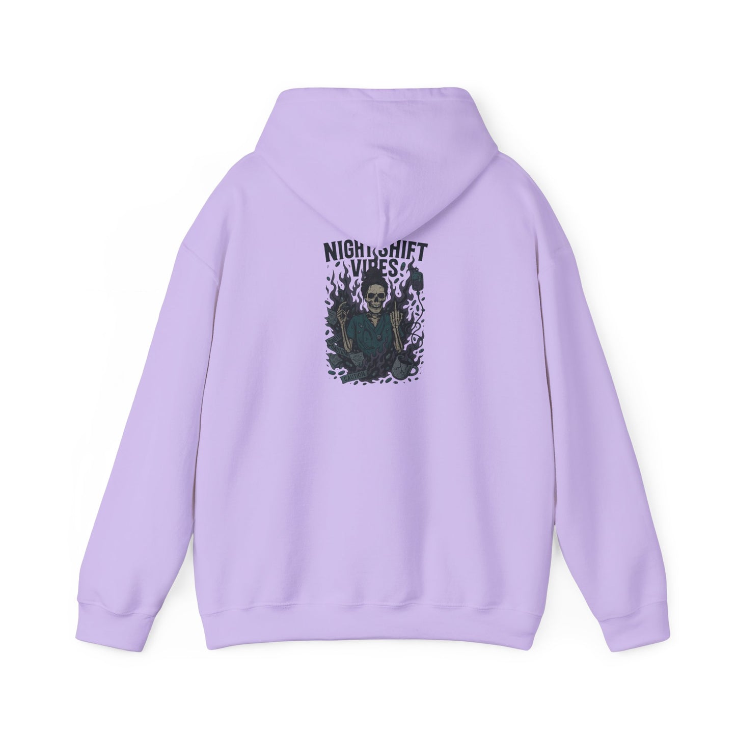 “Night Shift Vibes” – Sarcastic Nurse Hoodie