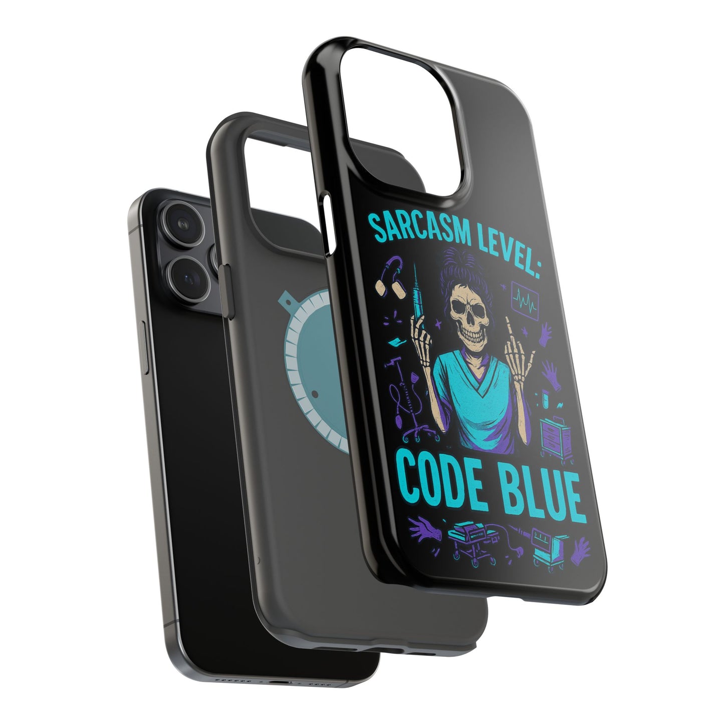 Sassy Medical Humor Phone Case - Sarcasm Level: Code Blue, Nurse Gift, Healthcare Humor, Medical Professional Accessory, Unique Phone Cover