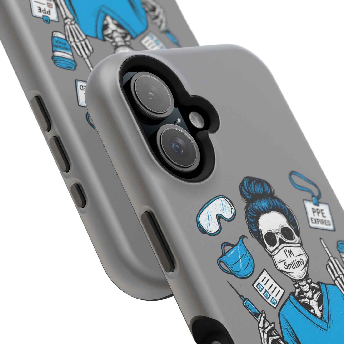 “This Face? It’s 100% PPE and 0% Patience.” – Chaos Nurse Phone Case