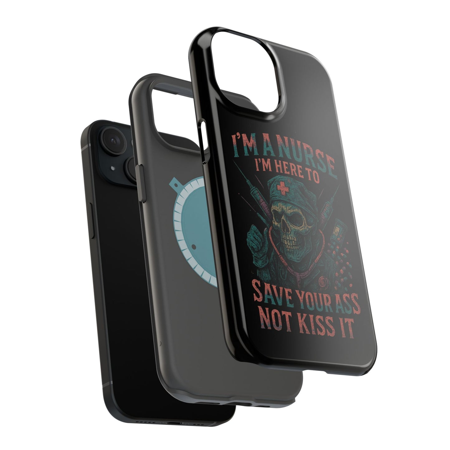 Nurse Humor Phone Case - Magnetic Tough Cases for Healthcare Professionals, Funny Nurse Gifts, Medical Gear, Supportive Nurse Accessories