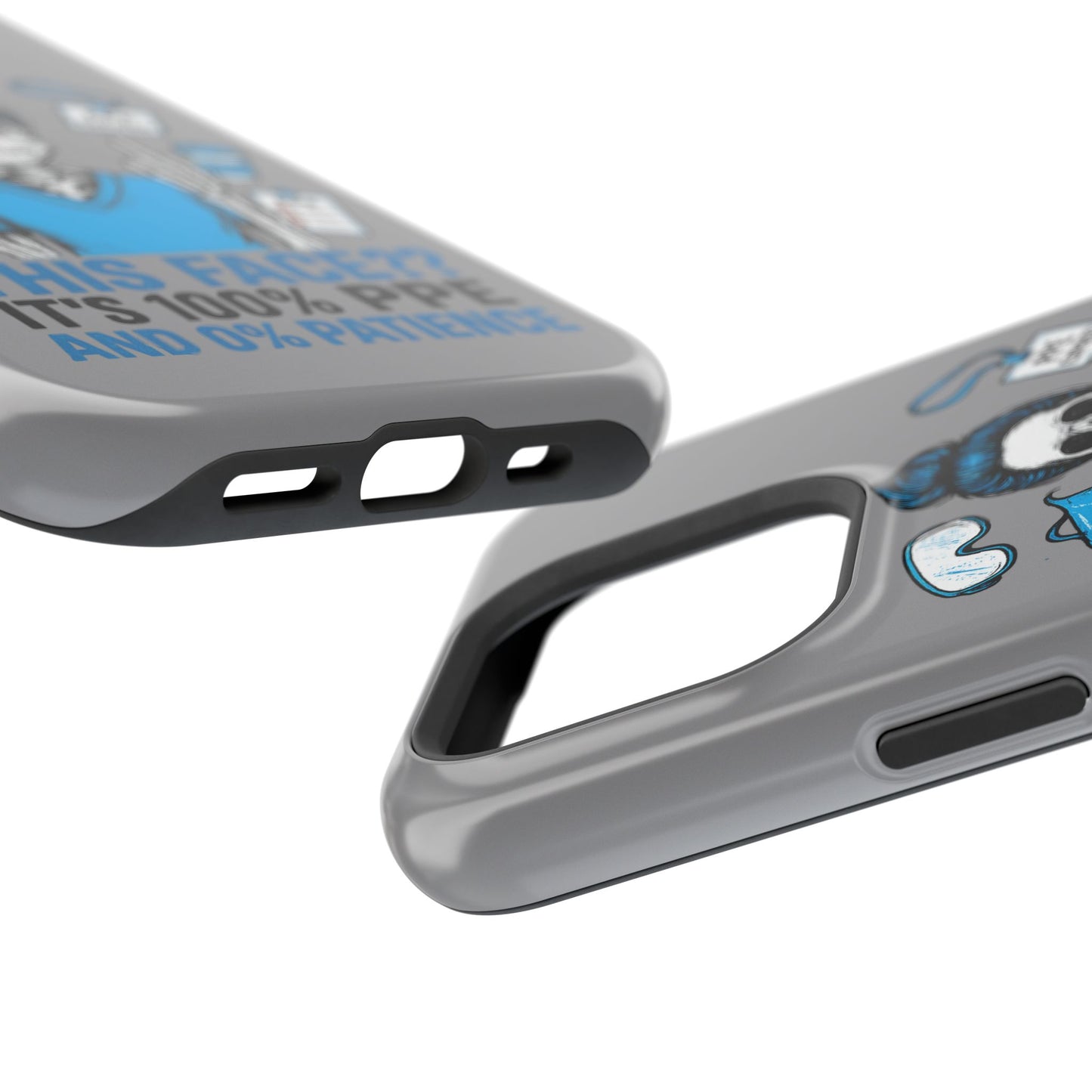 “This Face? It’s 100% PPE and 0% Patience.” – Chaos Nurse Phone Case