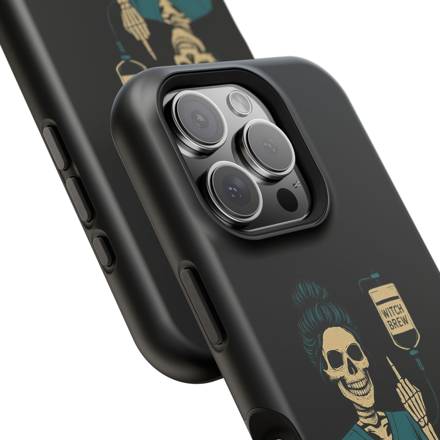 Caffeine Chaos Magnetic Phone Case, Halloween Gift, Witchy Accessories, Phone Cover, Spooky Style