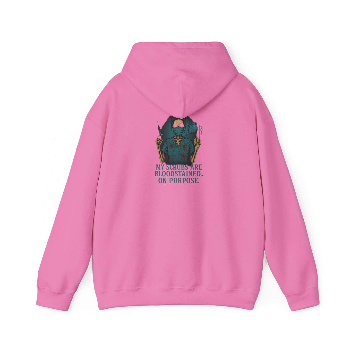 Bloodstained Purpose Hoodie - Unisex Heavy Blend Sweatshirt, Casual Wear, Gift for Him/Her, Halloween Apparel, Cozy Style