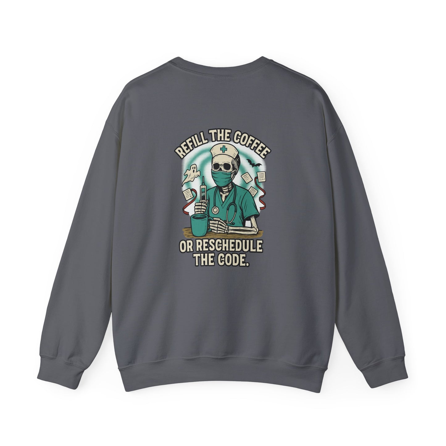 Copy of Coffee Lover's Crewneck Sweatshirt, Unisex Sweatshirt, Gift for Programmers, Reschedule the Code, Unique Coffee Sweatshirt, Cozy Casual Wear