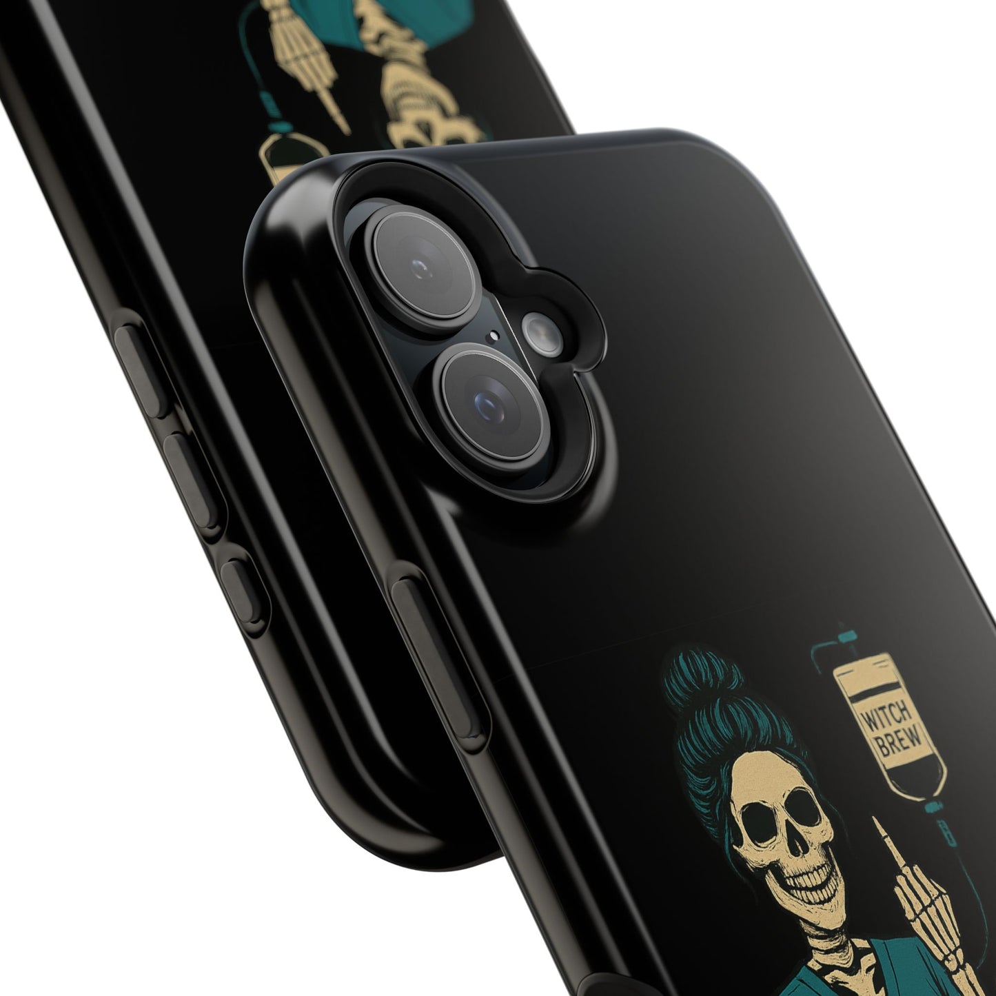 Caffeine Chaos Magnetic Phone Case, Halloween Gift, Witchy Accessories, Phone Cover, Spooky Style