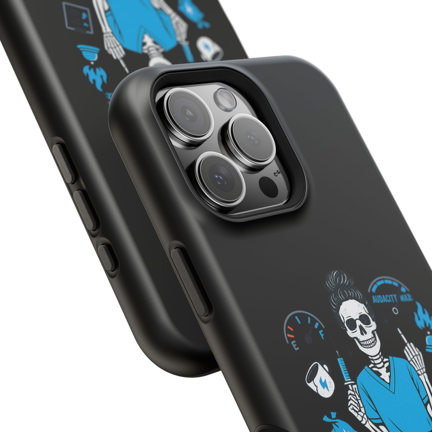 “Running on Empty and Audacity” – Nurse Chaos Phone Case