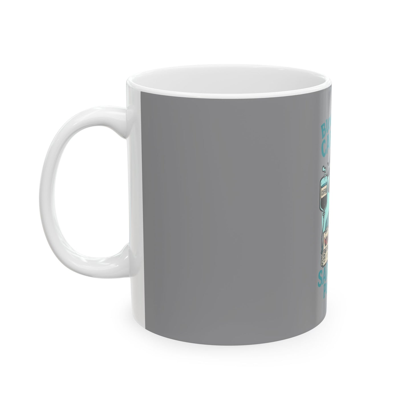 Sarcasm Positive Coffee Mug - For Caffeine Lovers, Funny Gift for Friends, Unique Tea Cup, Perfect for Birthdays, Office Decor