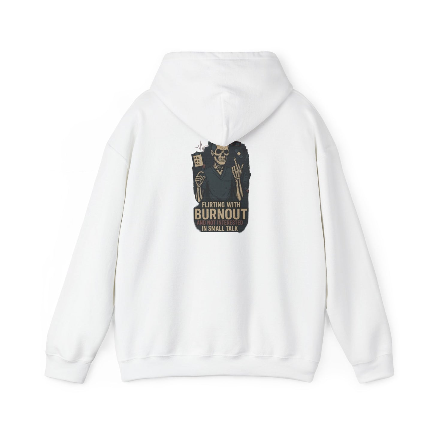 “Flirting With Burnout and Not Interested in Small Talk” – Men’s Chaos Hoodie