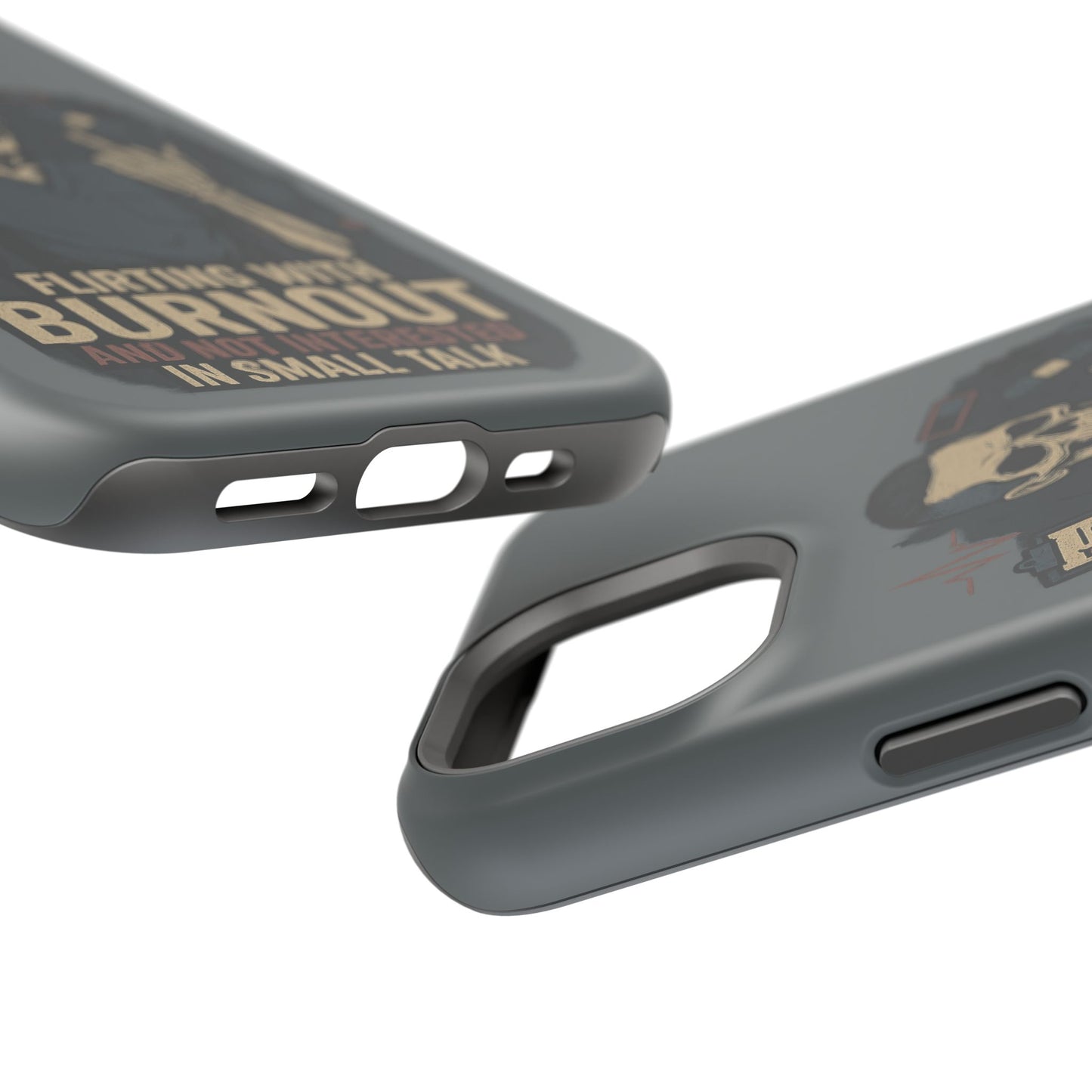 “Flirting With Burnout and Not Interested in Small Talk” – Men’s Nurse Phone Case