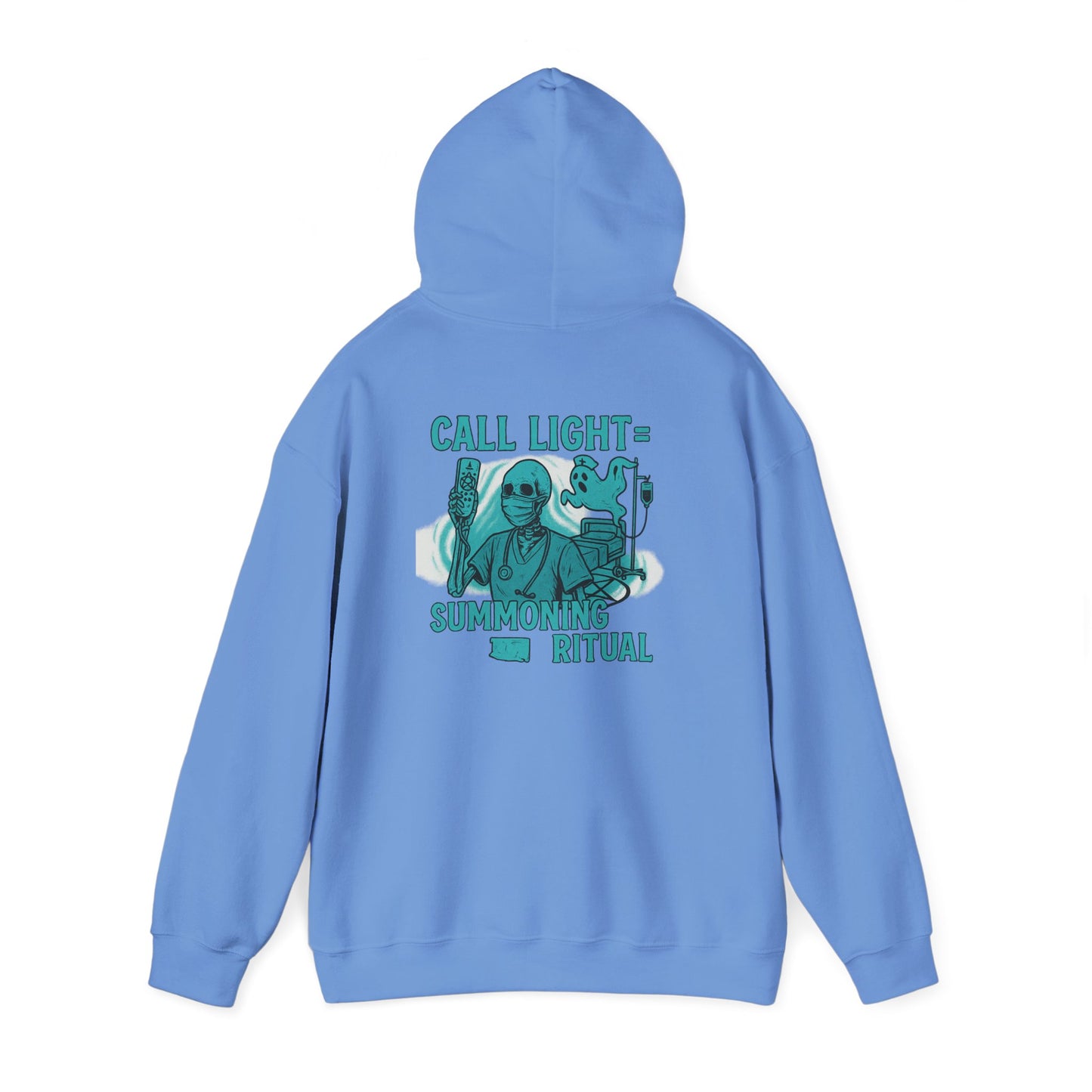 Cozy Unisex Sweatshirt with Summoning Ritual Design for Casual Wear, Gifts, Home, and Halloween